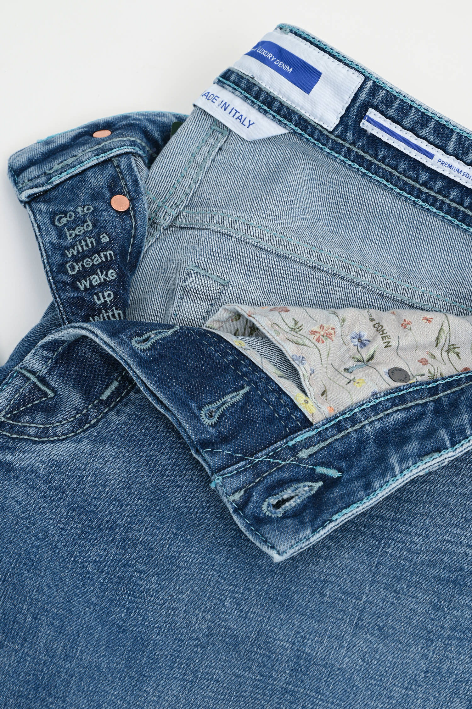 Slim Fit Jeans BARD in Mittelblau