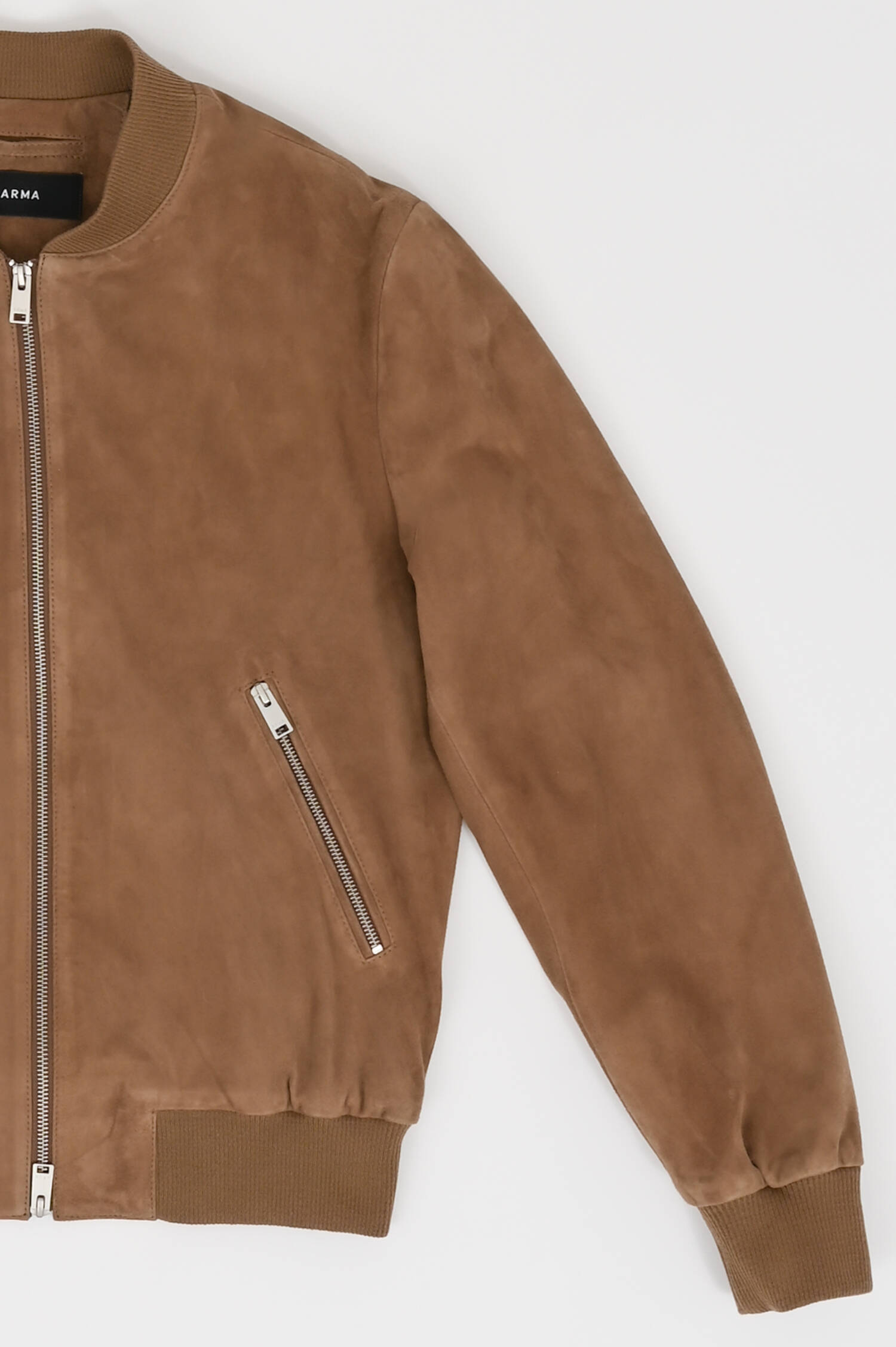 Suede-Bomberjacke Didier in Braun