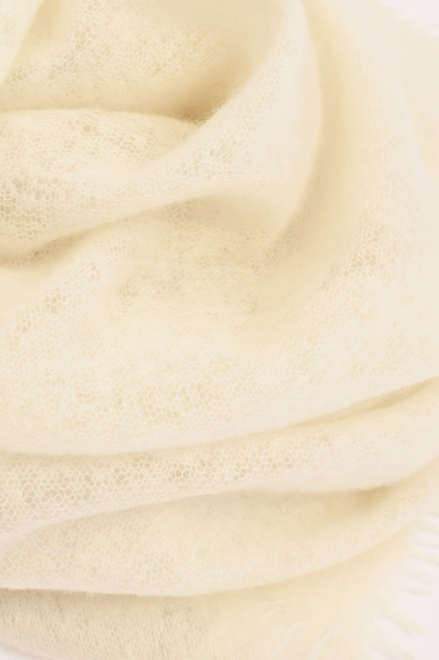 Cashmere-Schal in Creme