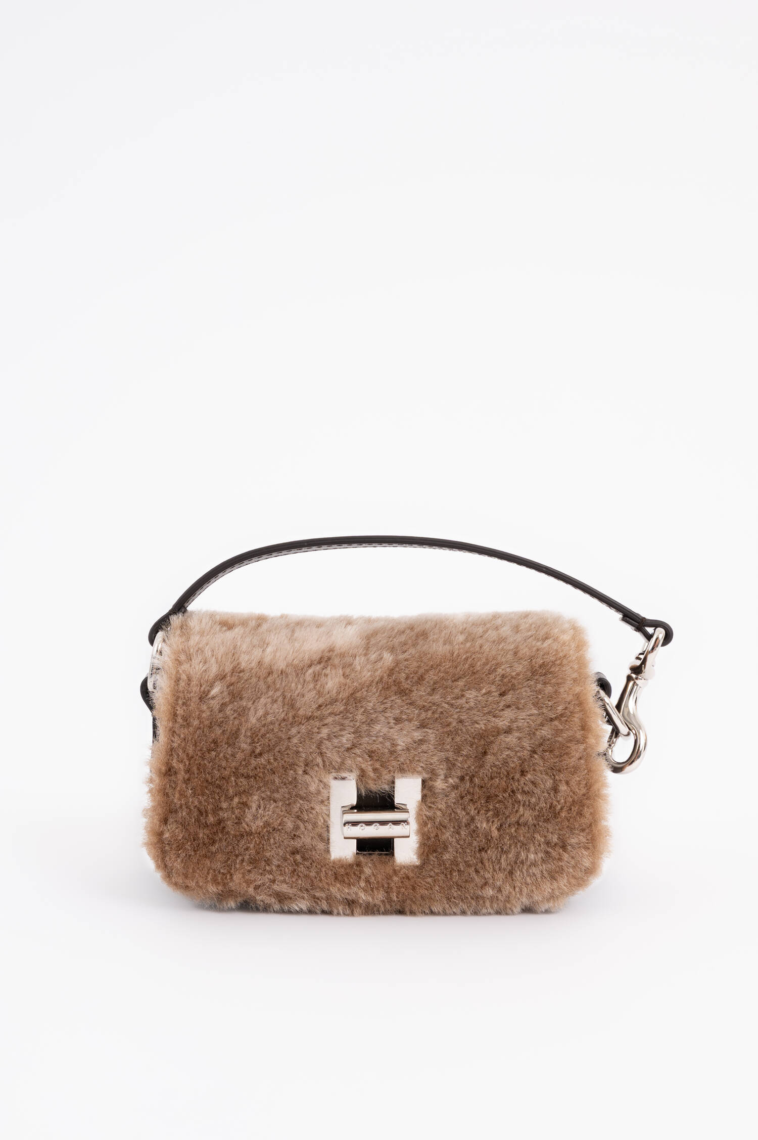 Mini-Fellhandtasche in Braun Mini-Fellhandtasche in Braun