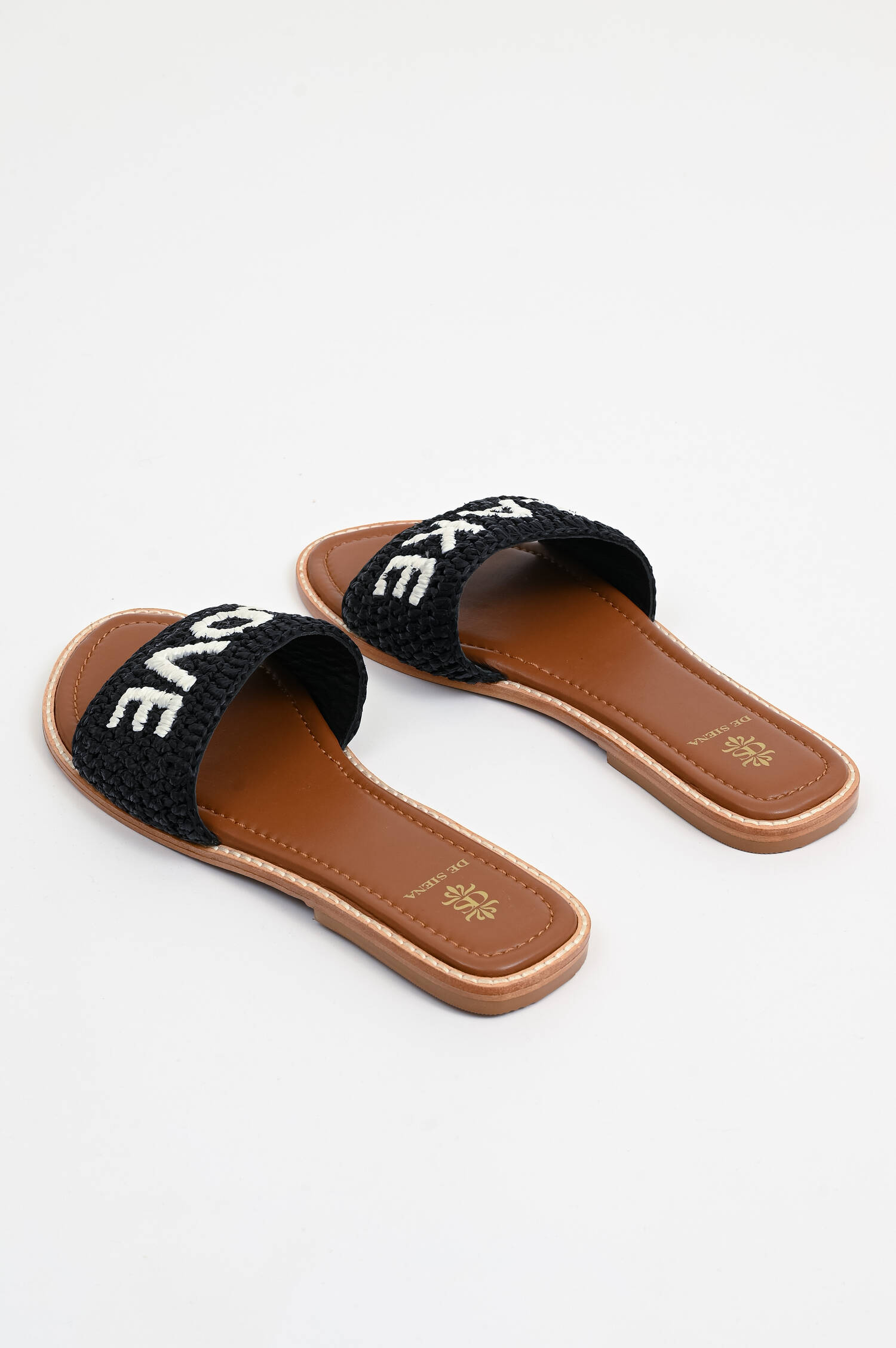 Pantolette LAKE LOVE in Schwarz/Weiß Pantolette LAKE LOVE in Schwarz/Weiß