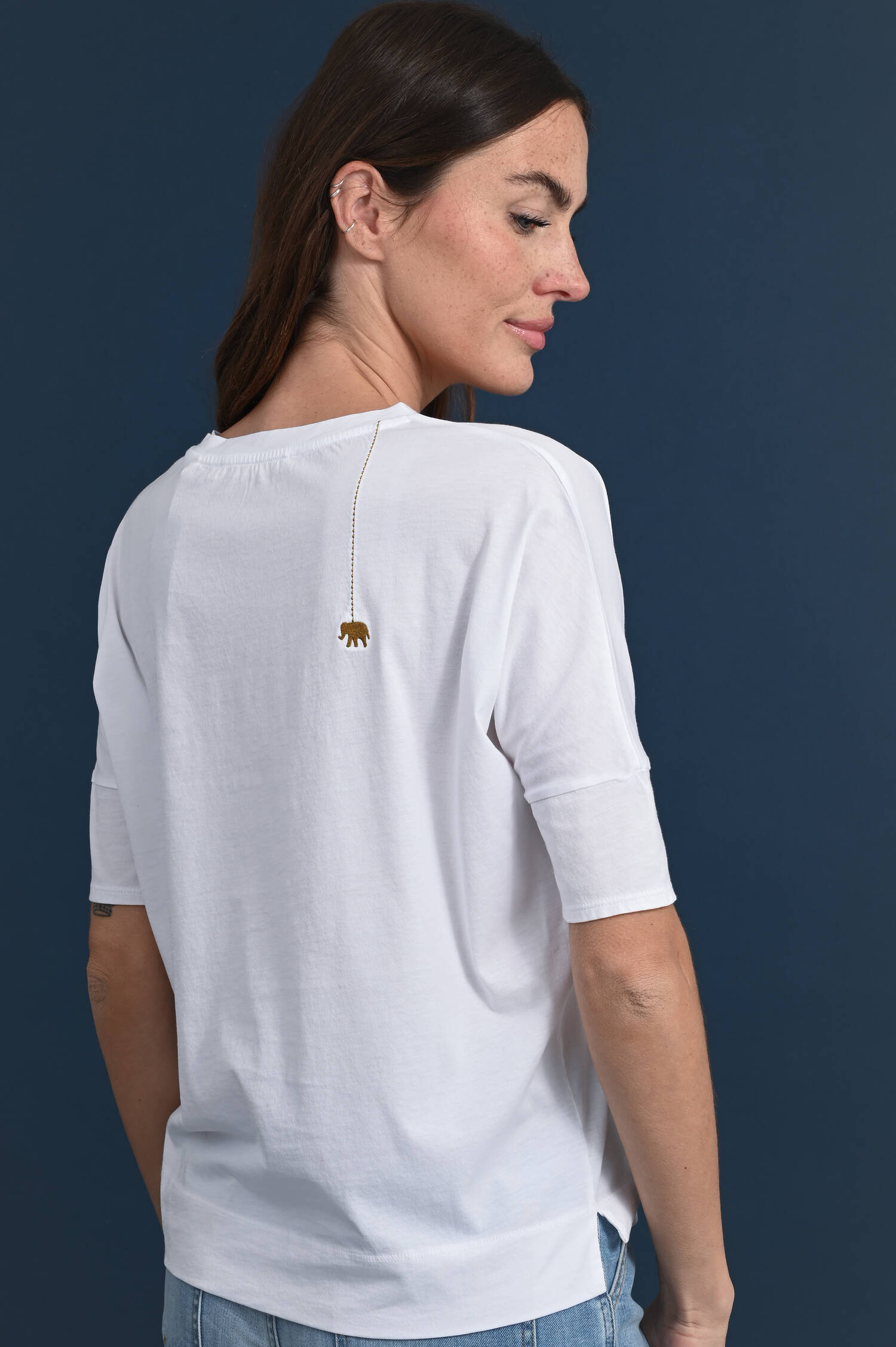 T-Shirt DAHLIA in Weiß T-Shirt DAHLIA in Weiß