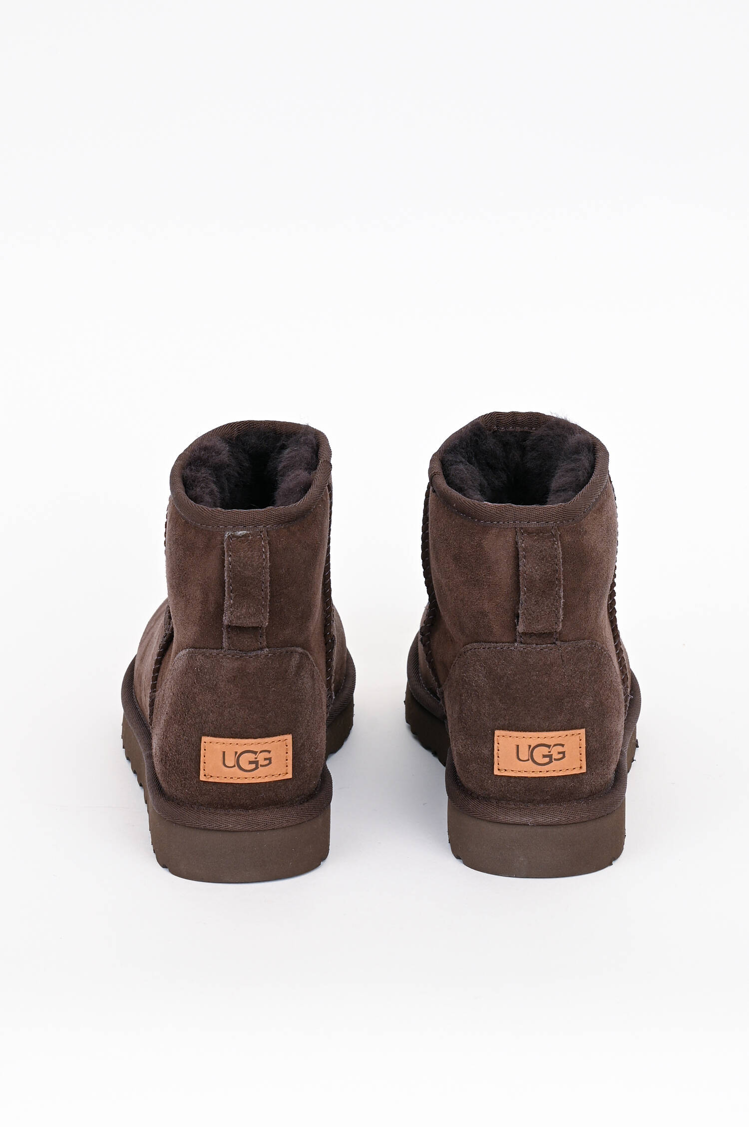 Boots CLASSIC MINI aus Lammfell in Choco Boots CLASSIC MINI aus Lammfell in Choco