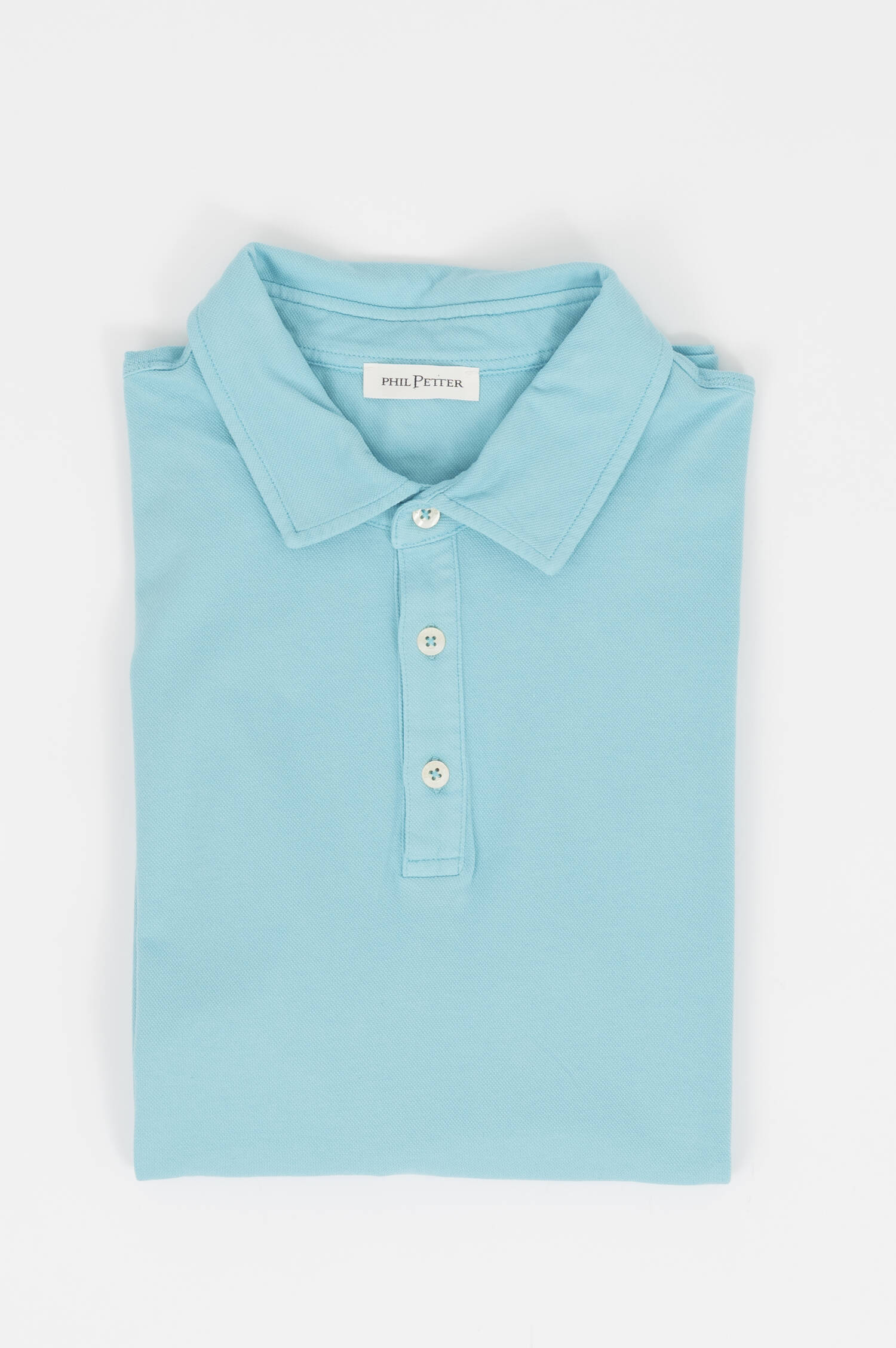 Pique Polo in Türkisblau