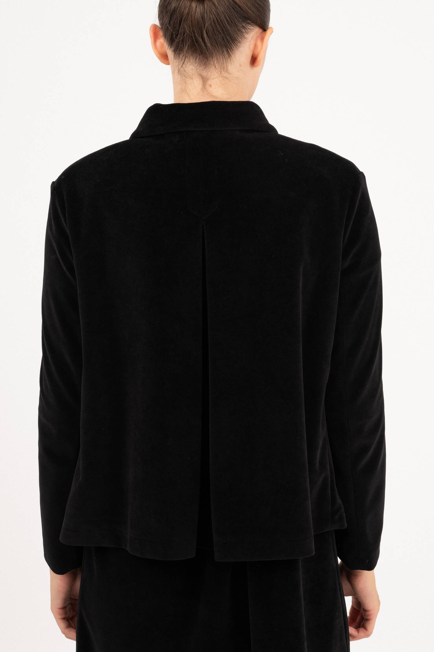 Samtjacke in Schwarz Samtjacke in Schwarz