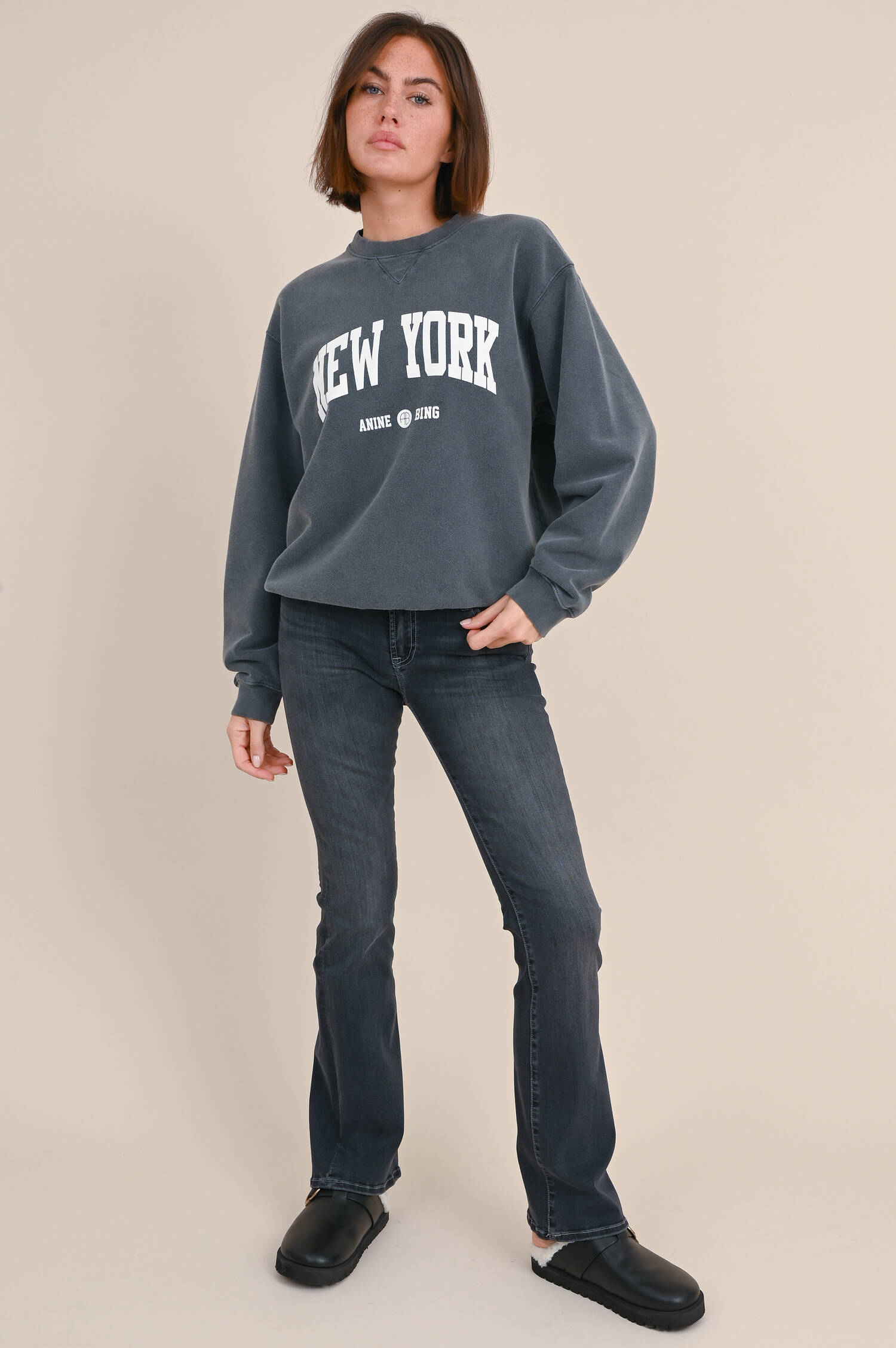 Jeans LEGGING BOOTCUT in Schwarz