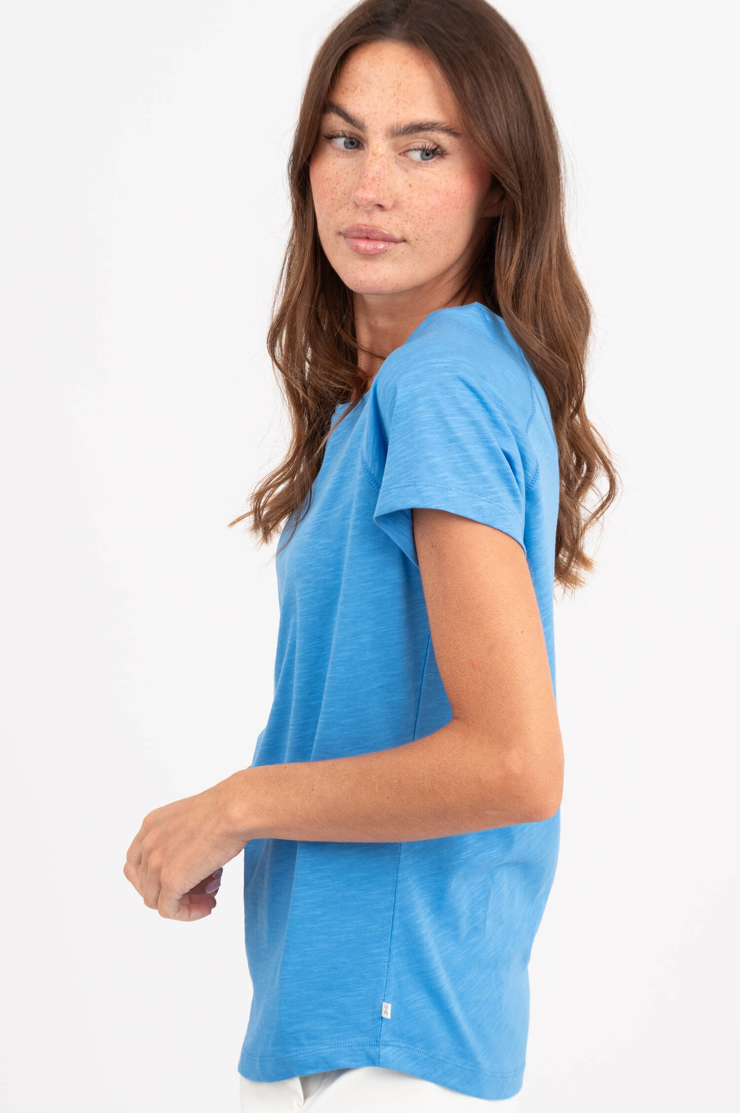 Raglan T-Shirt in Blau meliert