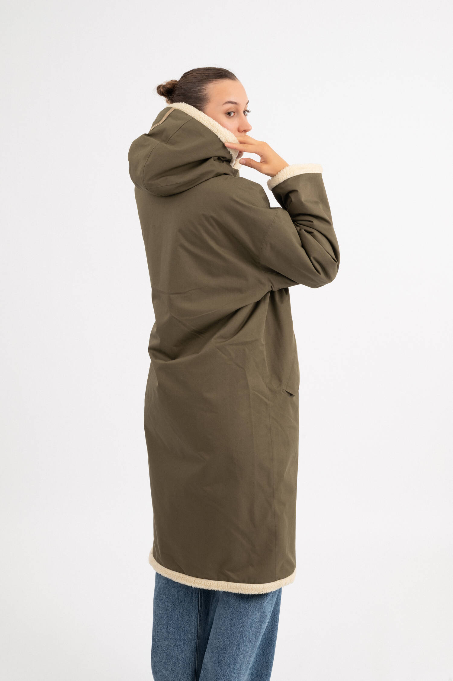 Wende-Parka ANNA in Oliv Wende-Parka ANNA in Oliv
