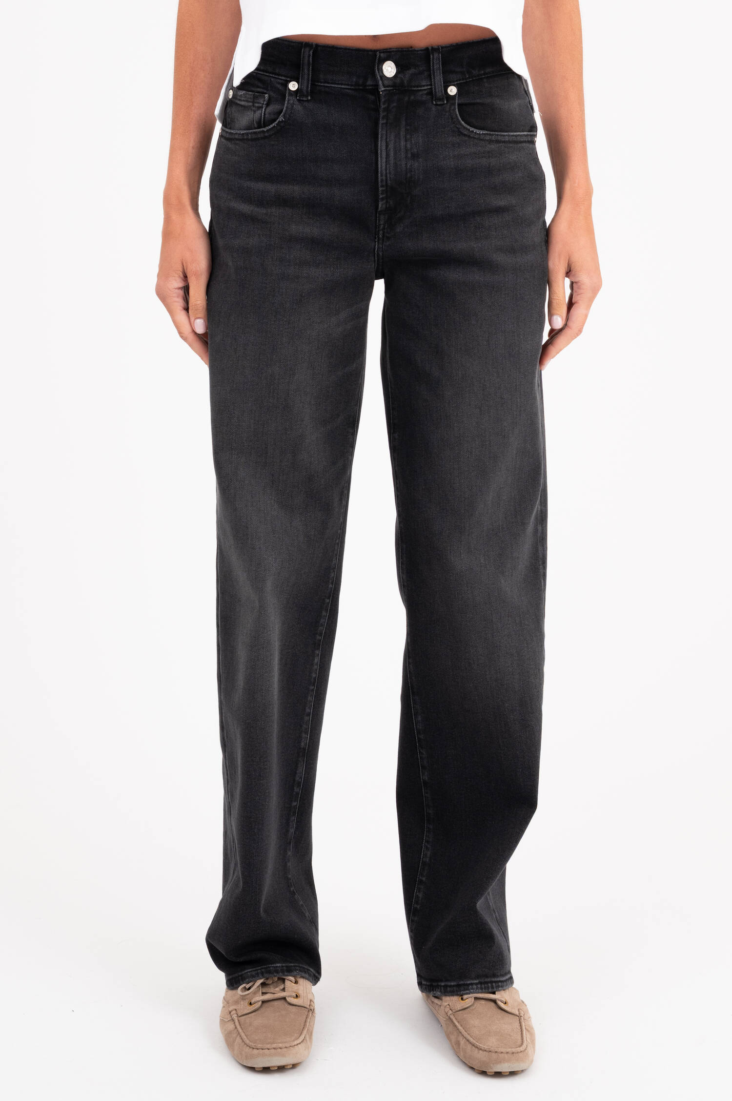 Jeans STOVEPIPE STRAIGHT in Schwarz Jeans STOVEPIPE STRAIGHT in Schwarz
