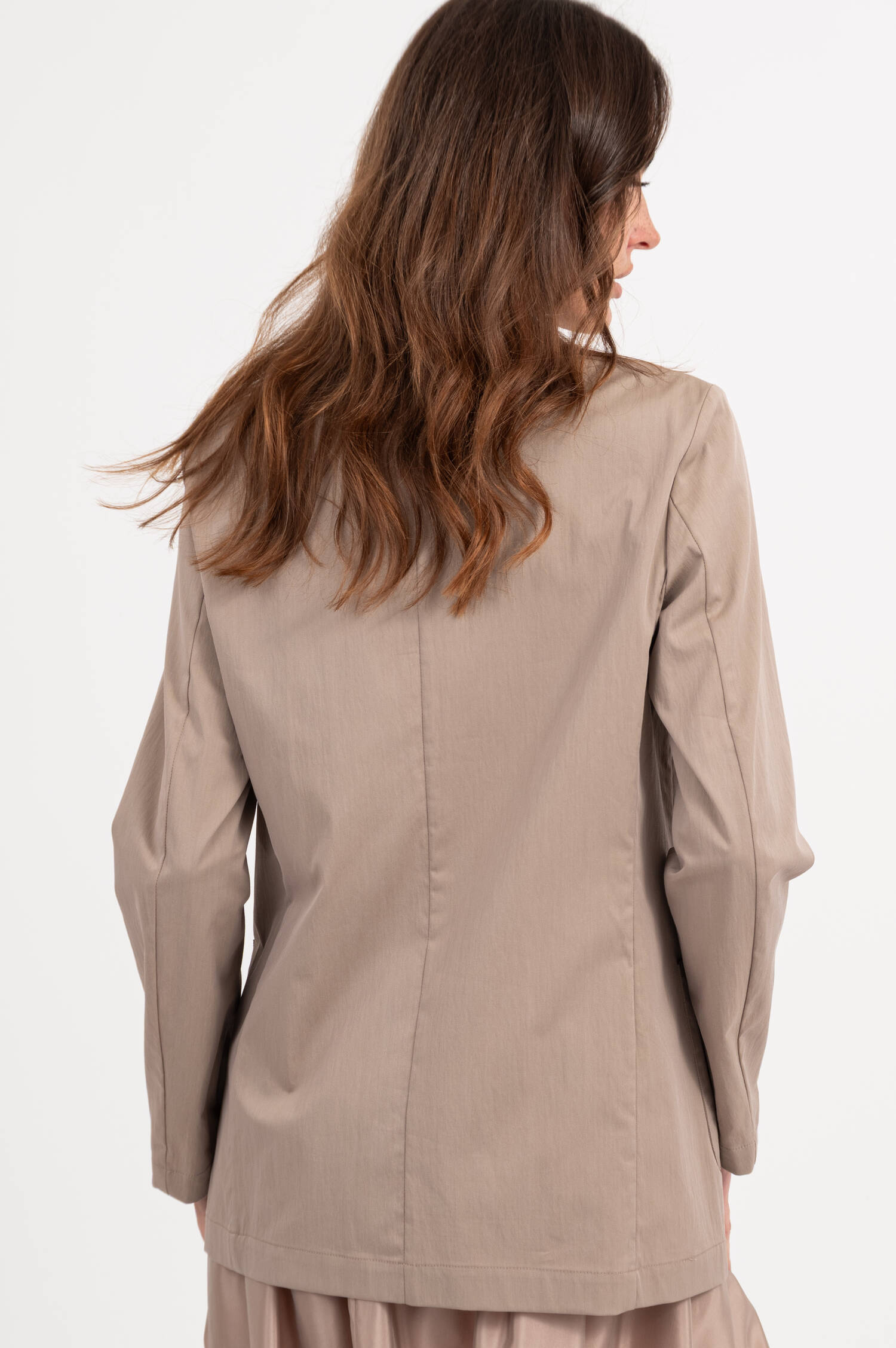 Slim Fit Blater GIACCA in Taupe