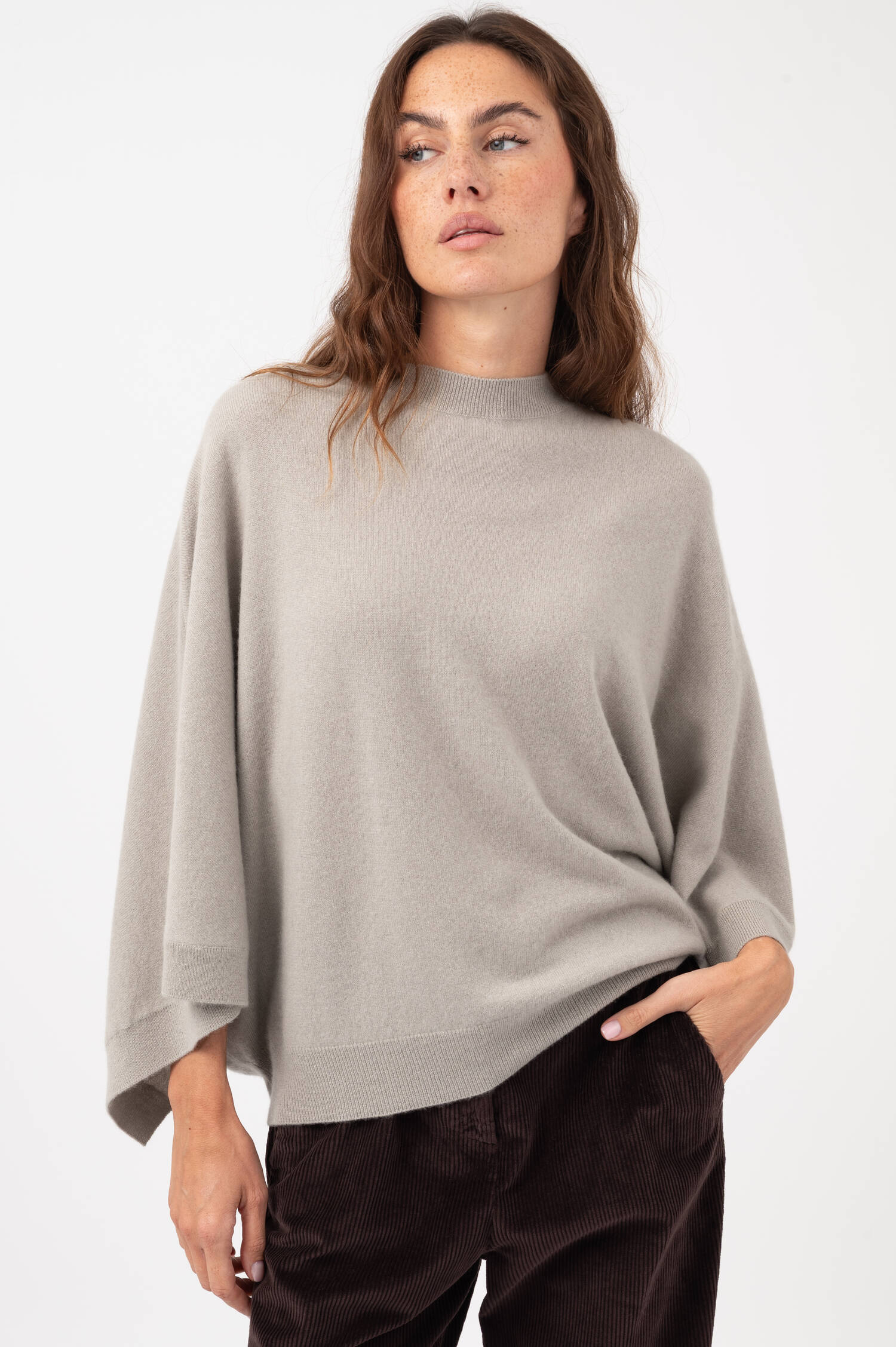 Cashmere Pullover KAJA in Greige