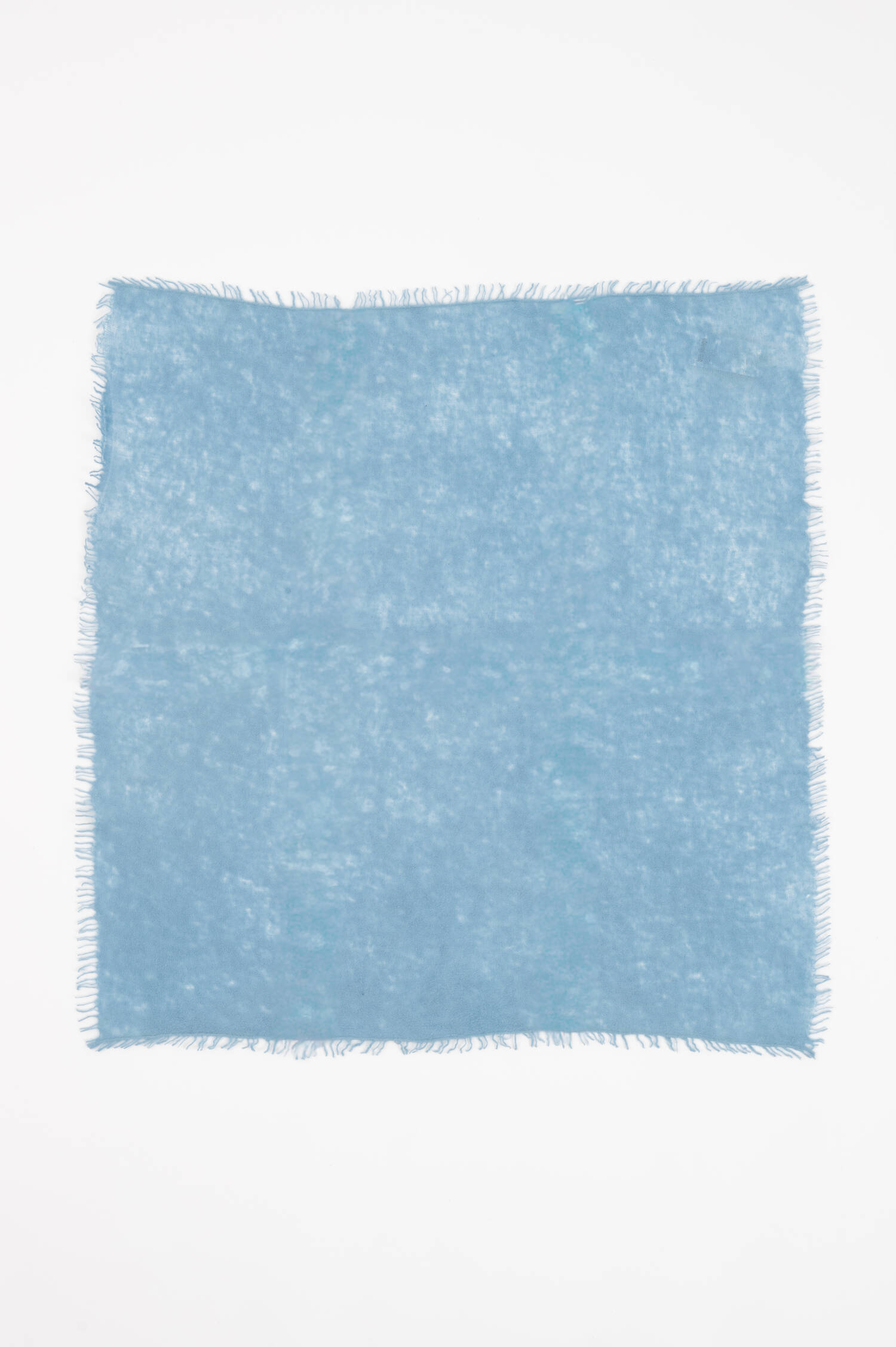 Doppelfädiger Cashmere Schal in Hellblau Doppelfädiger Cashmere Schal in Hellblau