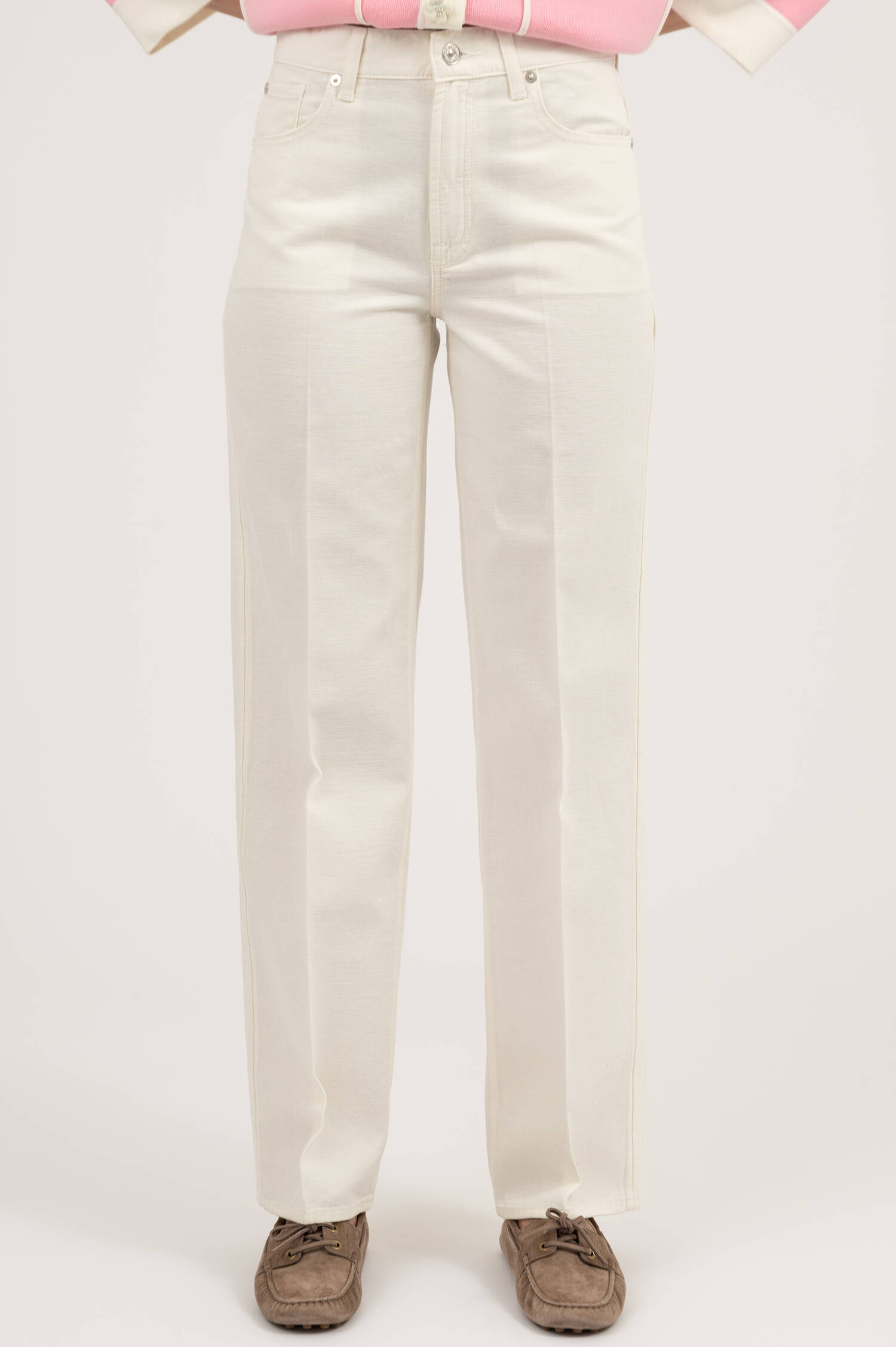 Straight Jeans STOVEPIPE in Weiß