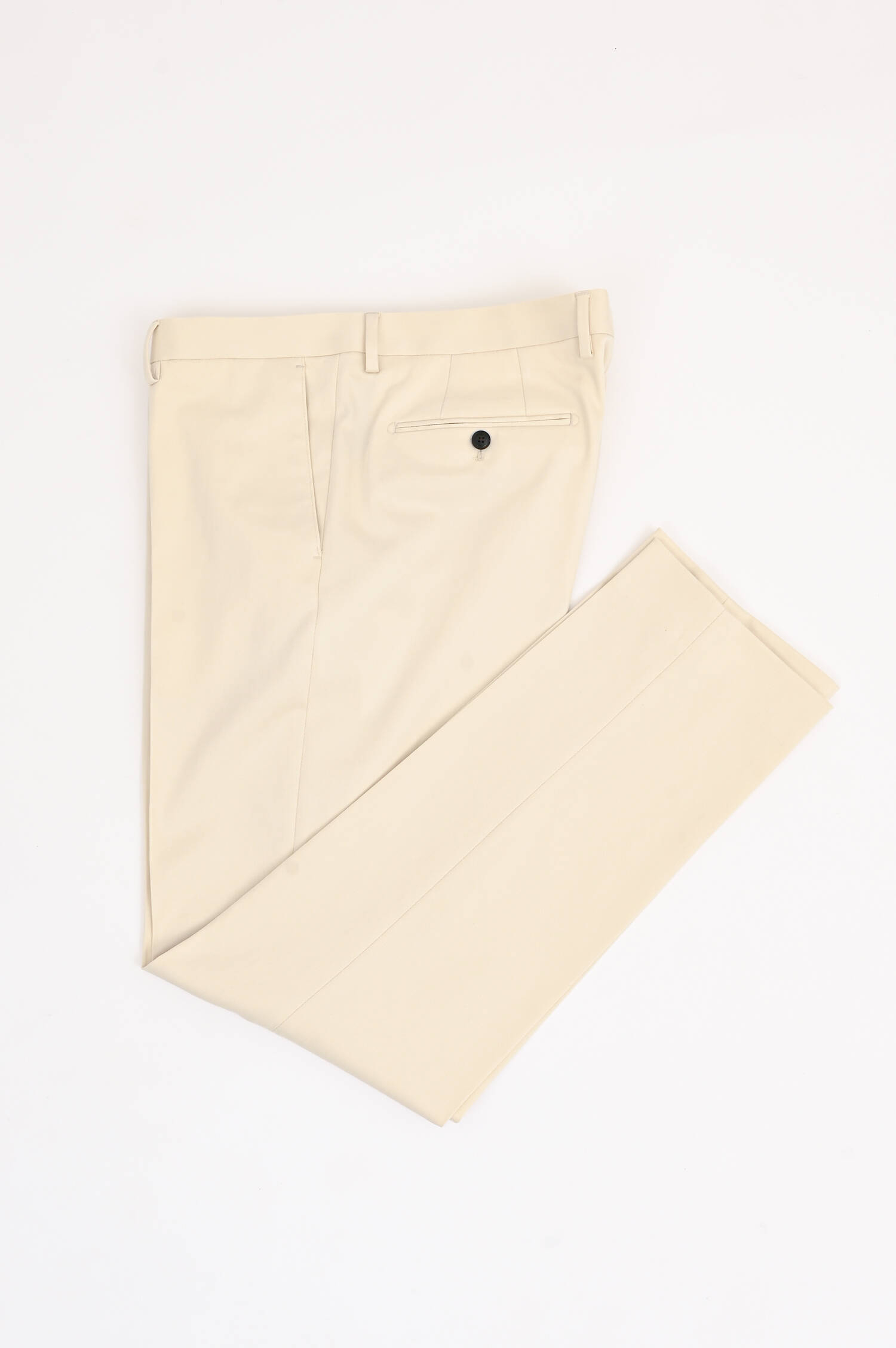Hose aus Tencel-Mix in Creme