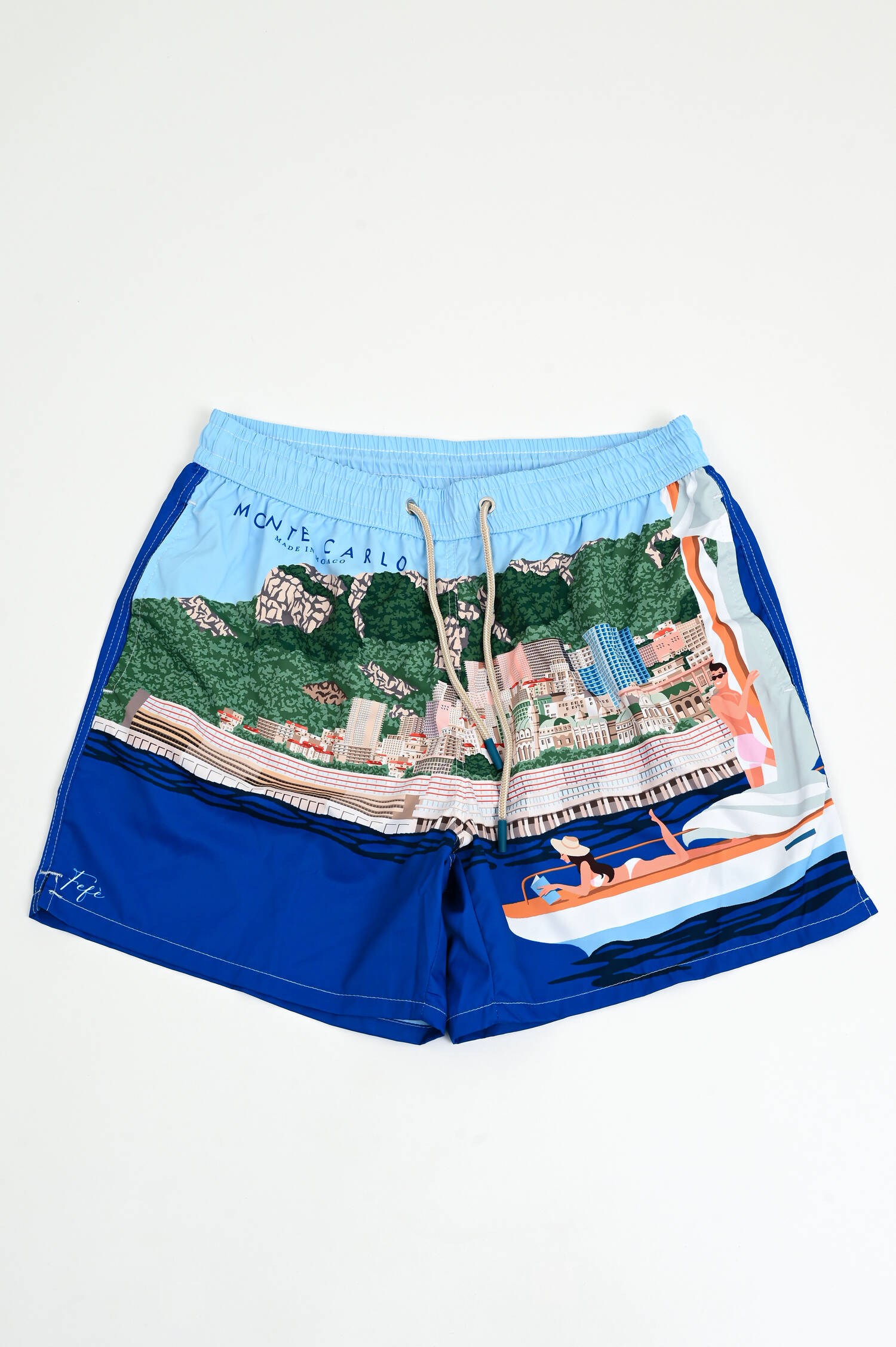 Badehose MONTE CARLO in Blau/Multi