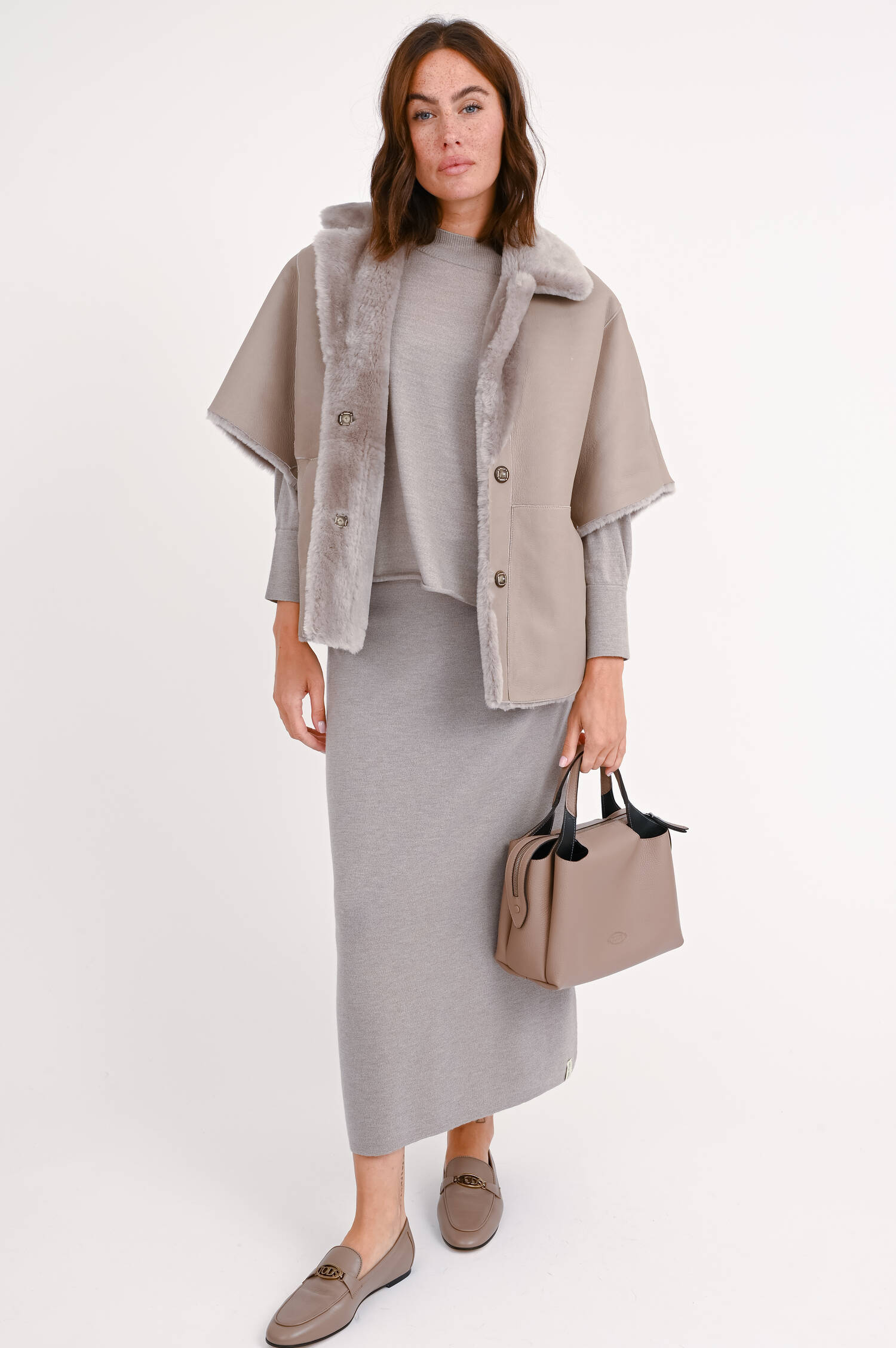 Wendejacke SANDRA STRAIGHT in Taupe Wendejacke SANDRA STRAIGHT in Taupe
