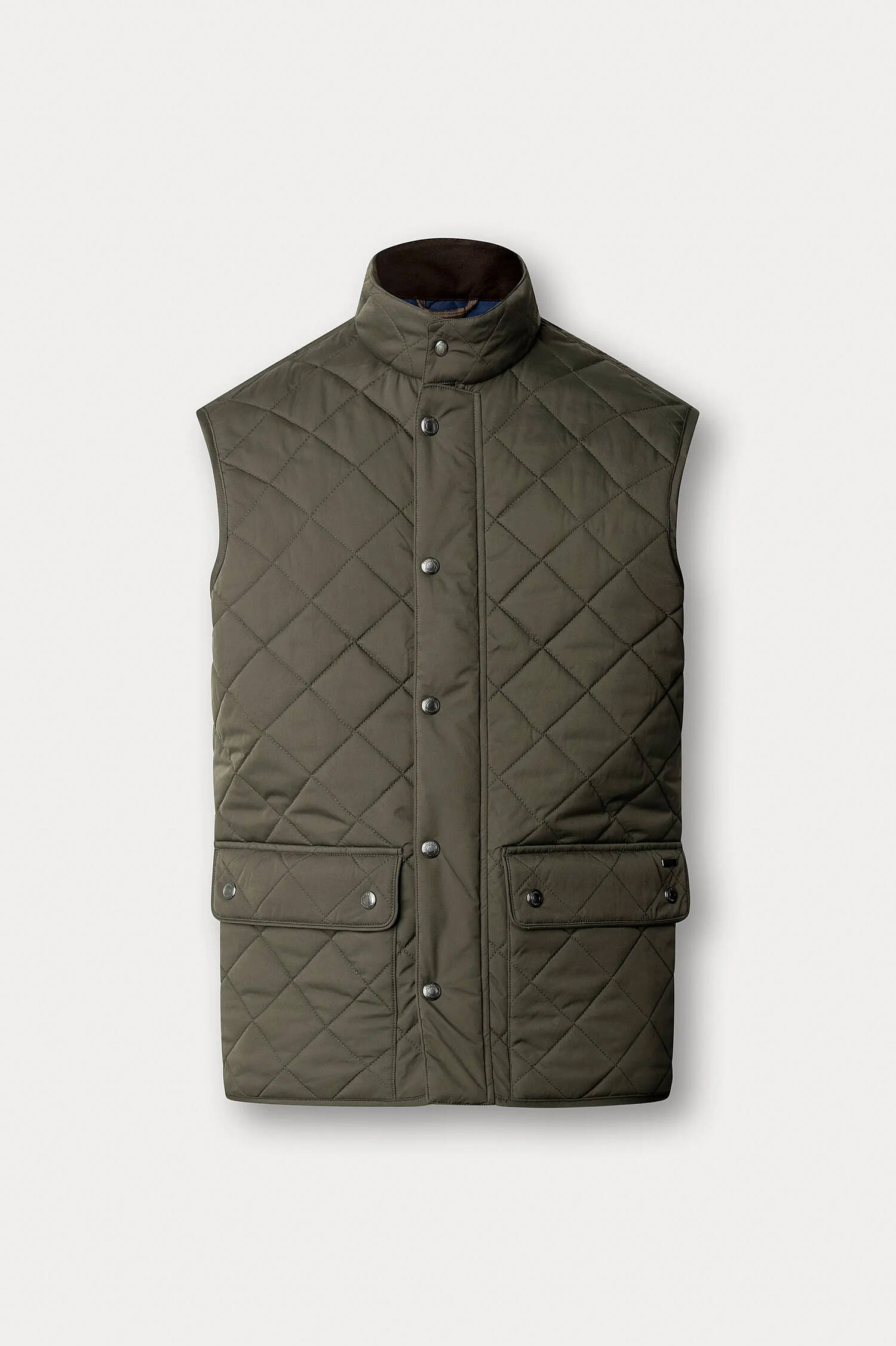 Gestepptes Gilet in Oliv