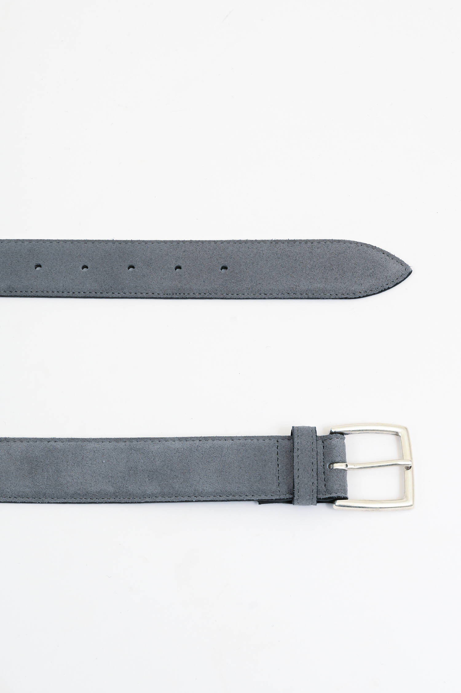 Veloursleder Gürtel CAMOX in Grau