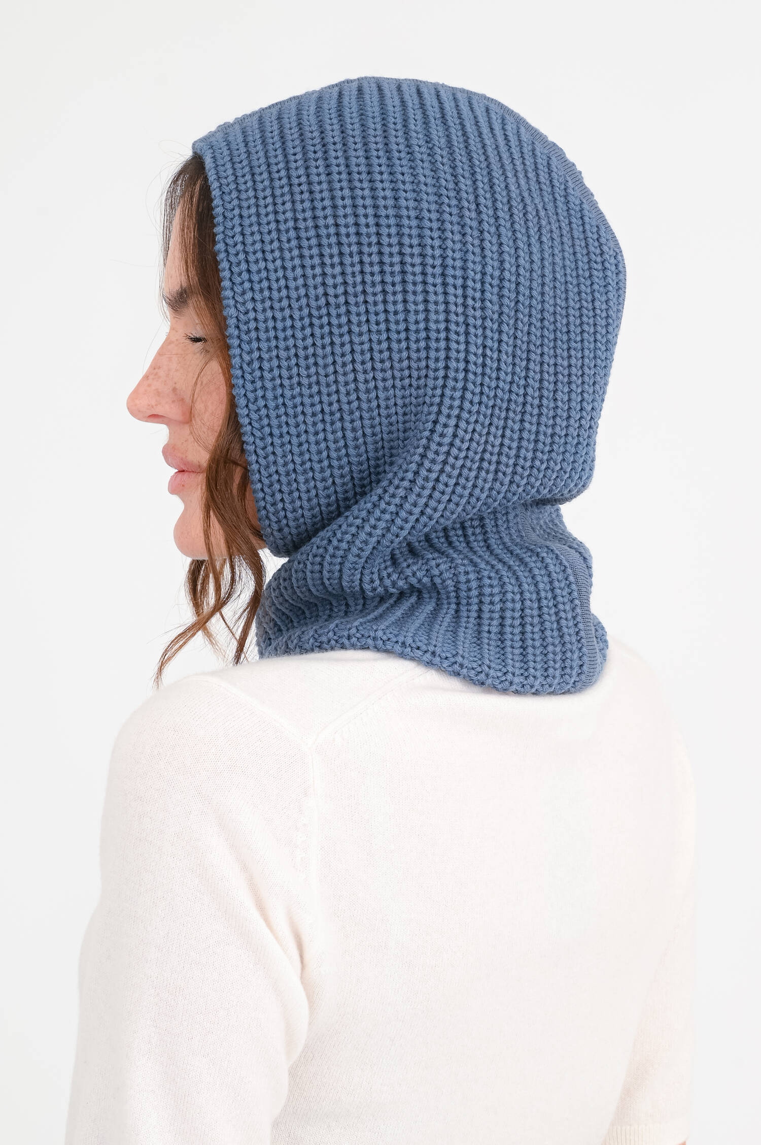 Schalmütze LEW in Mittelblau