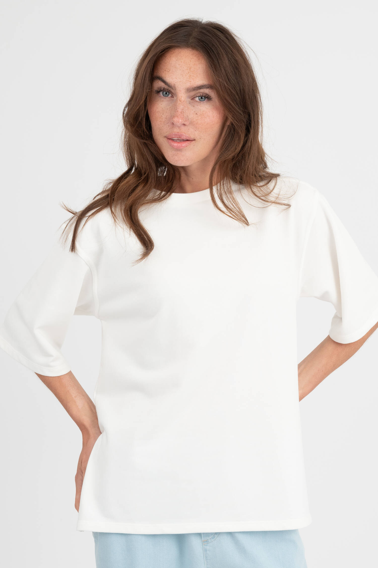 Oversize Shirt in Weiß Oversize Shirt in Weiß