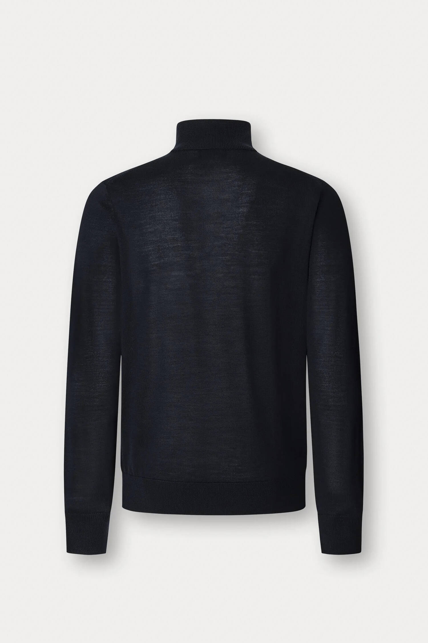 Feinstrick-Pullover in Navy