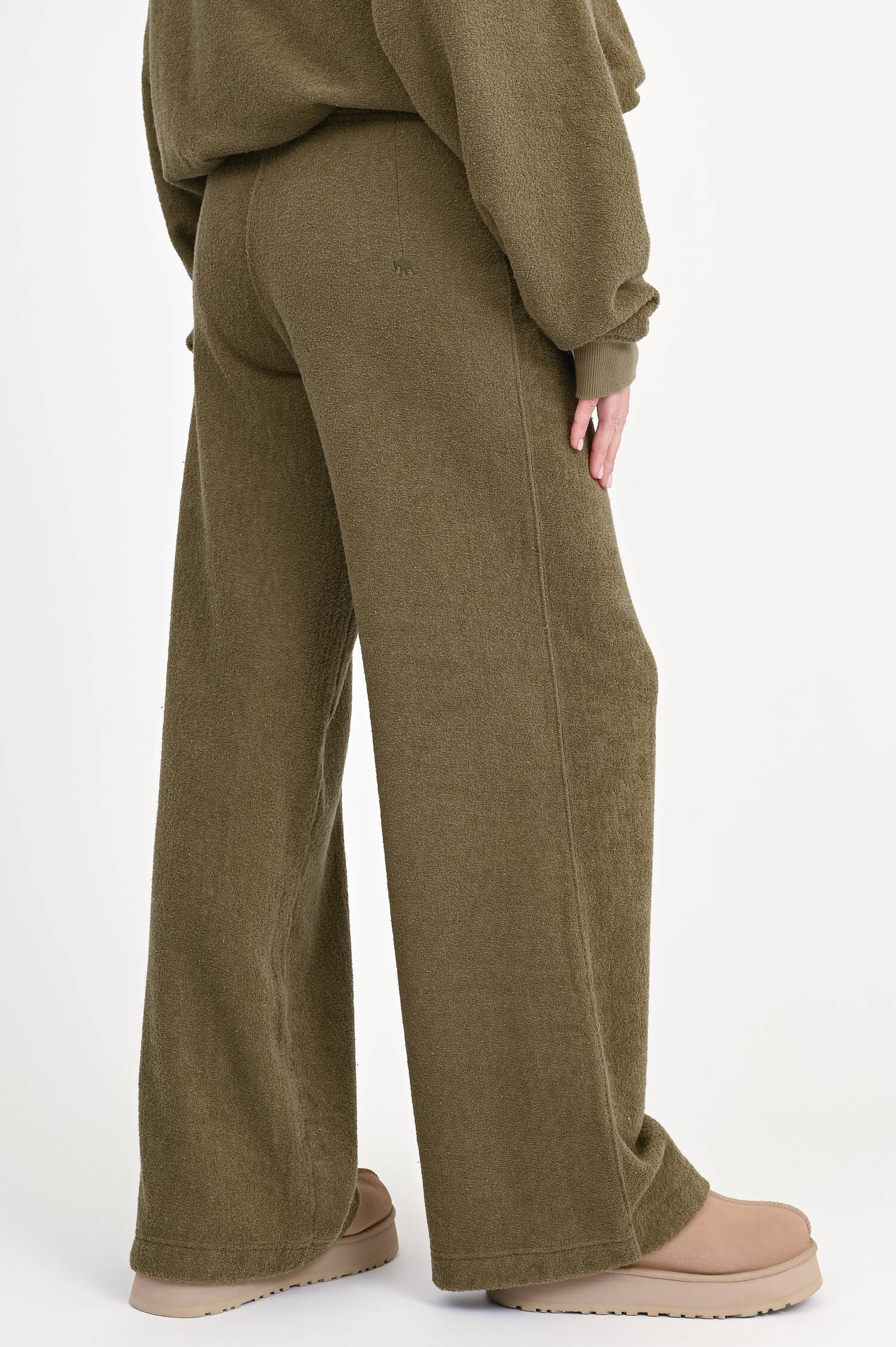 Frottee Sweatpants ELENYA in Oliv