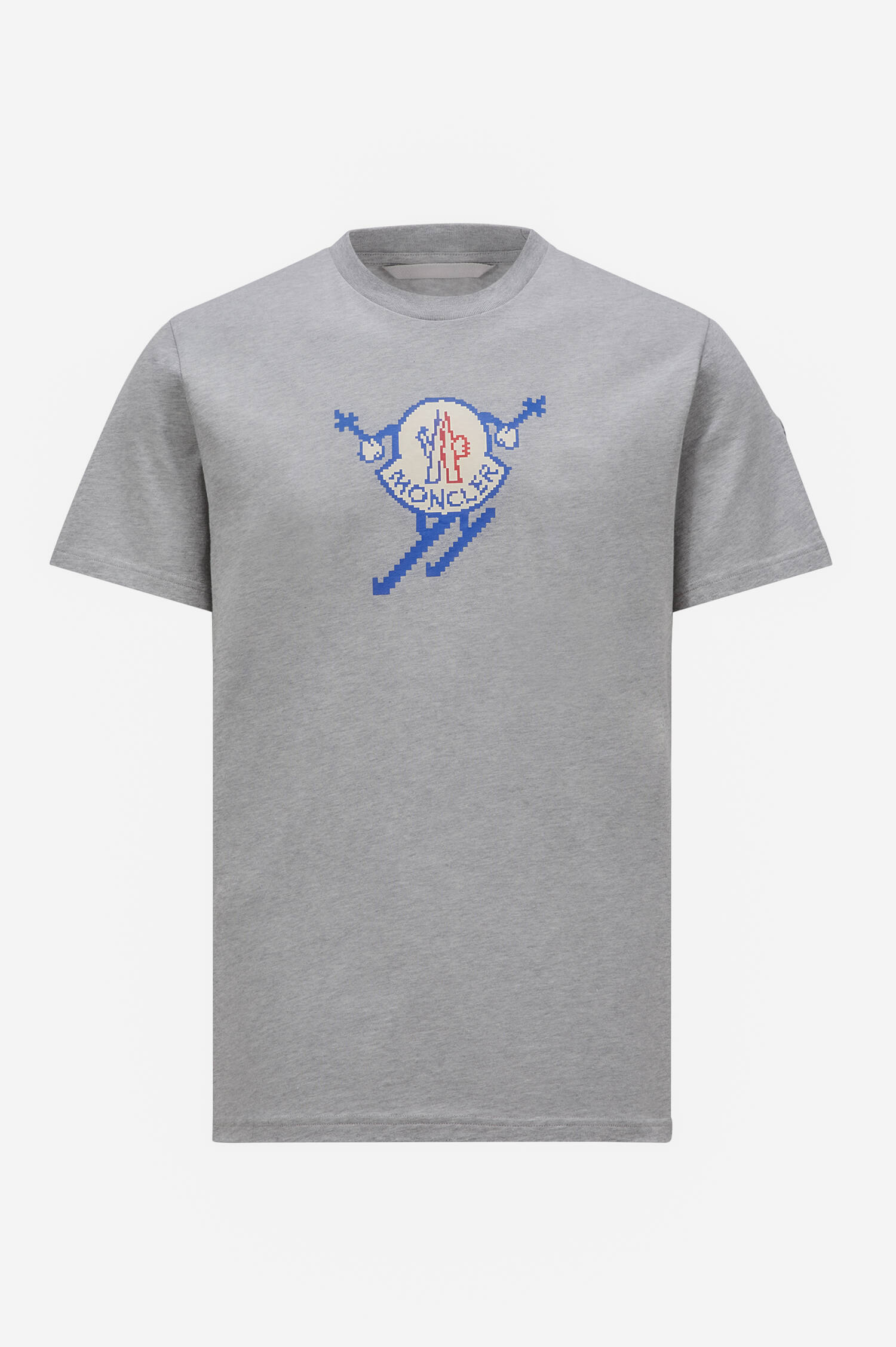 T-Shirt mit Aufdruck in Grau