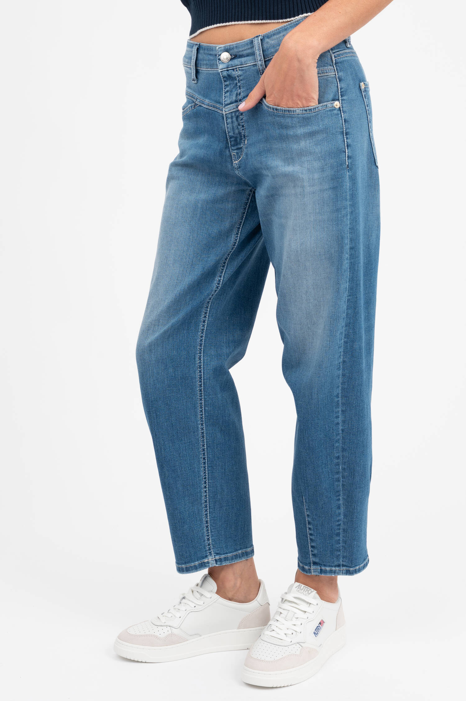 Barrel Jeans ELIN in Mittelblau Barrel Jeans ELIN in Mittelblau