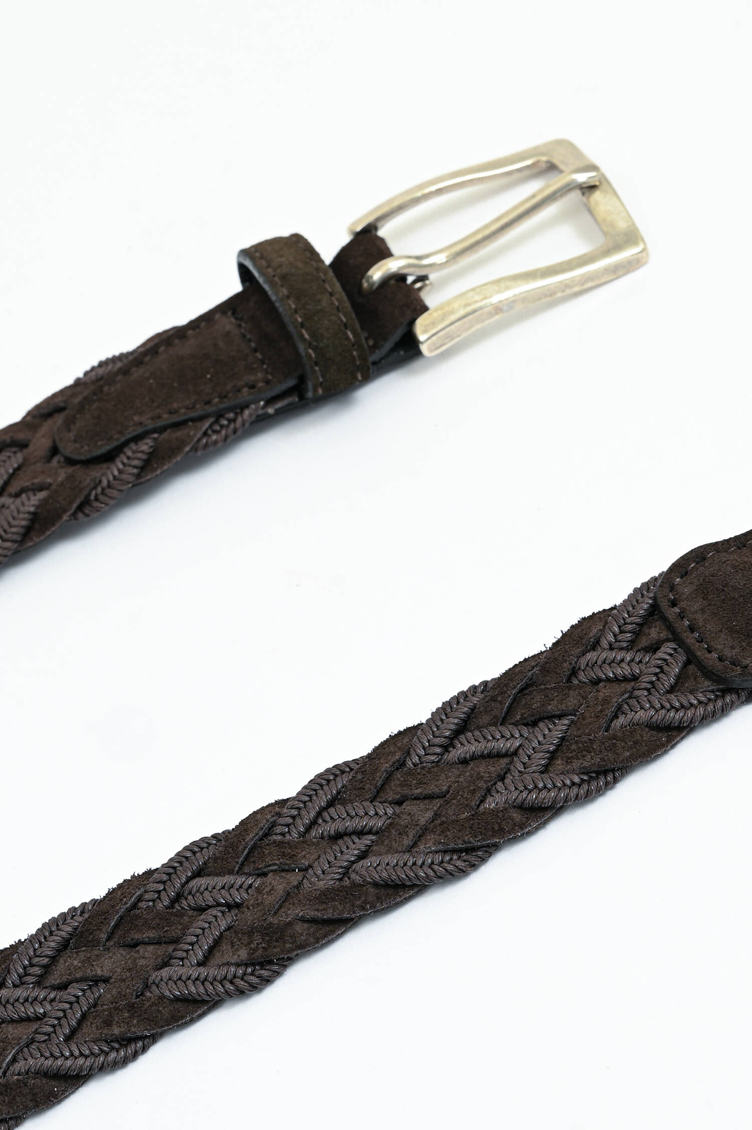 Geflochtener Gürtel in Dunkelbraun