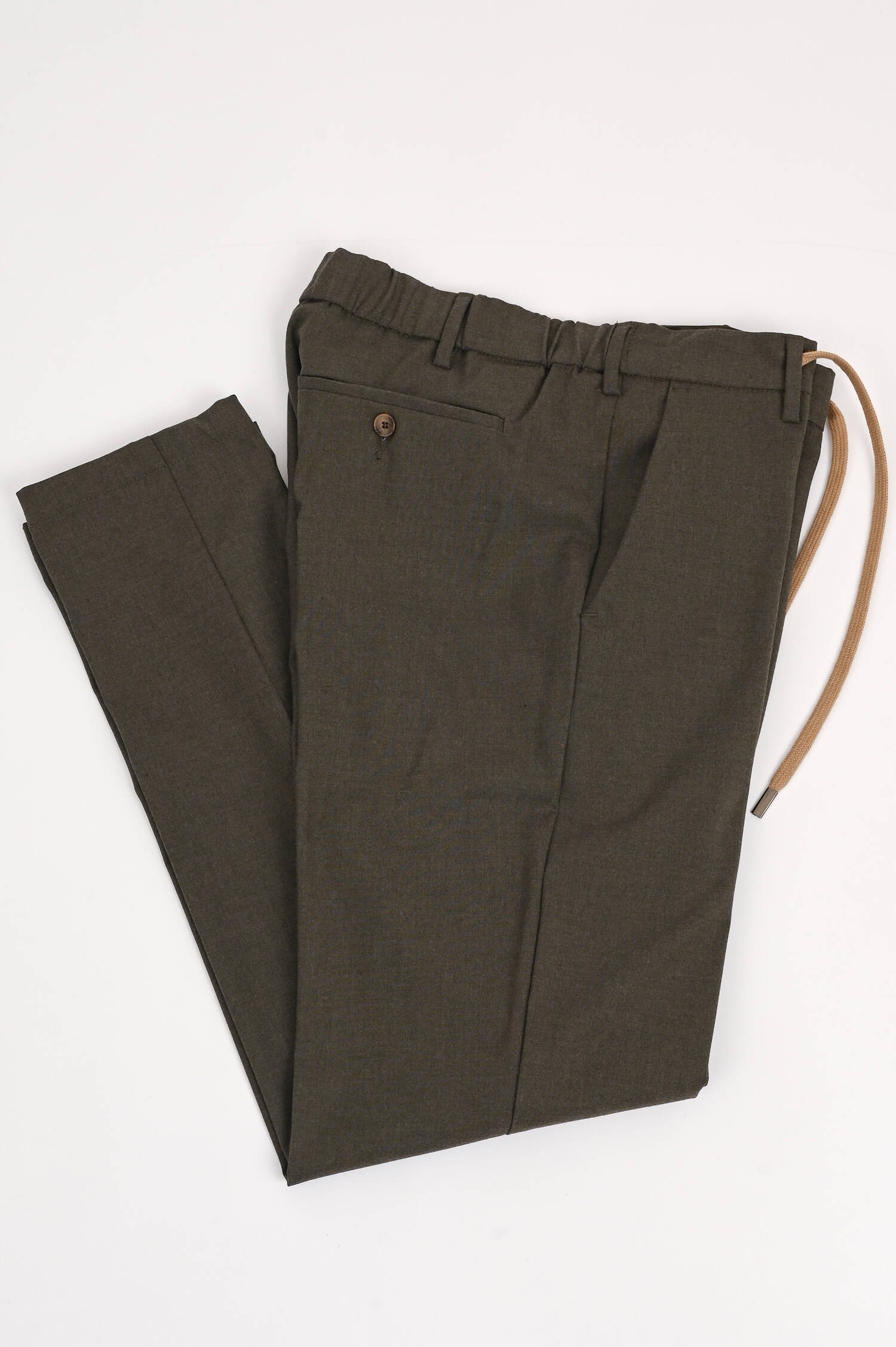 Chino mit Kordelzug in Olivgrün Chino mit Kordelzug in Olivgrün