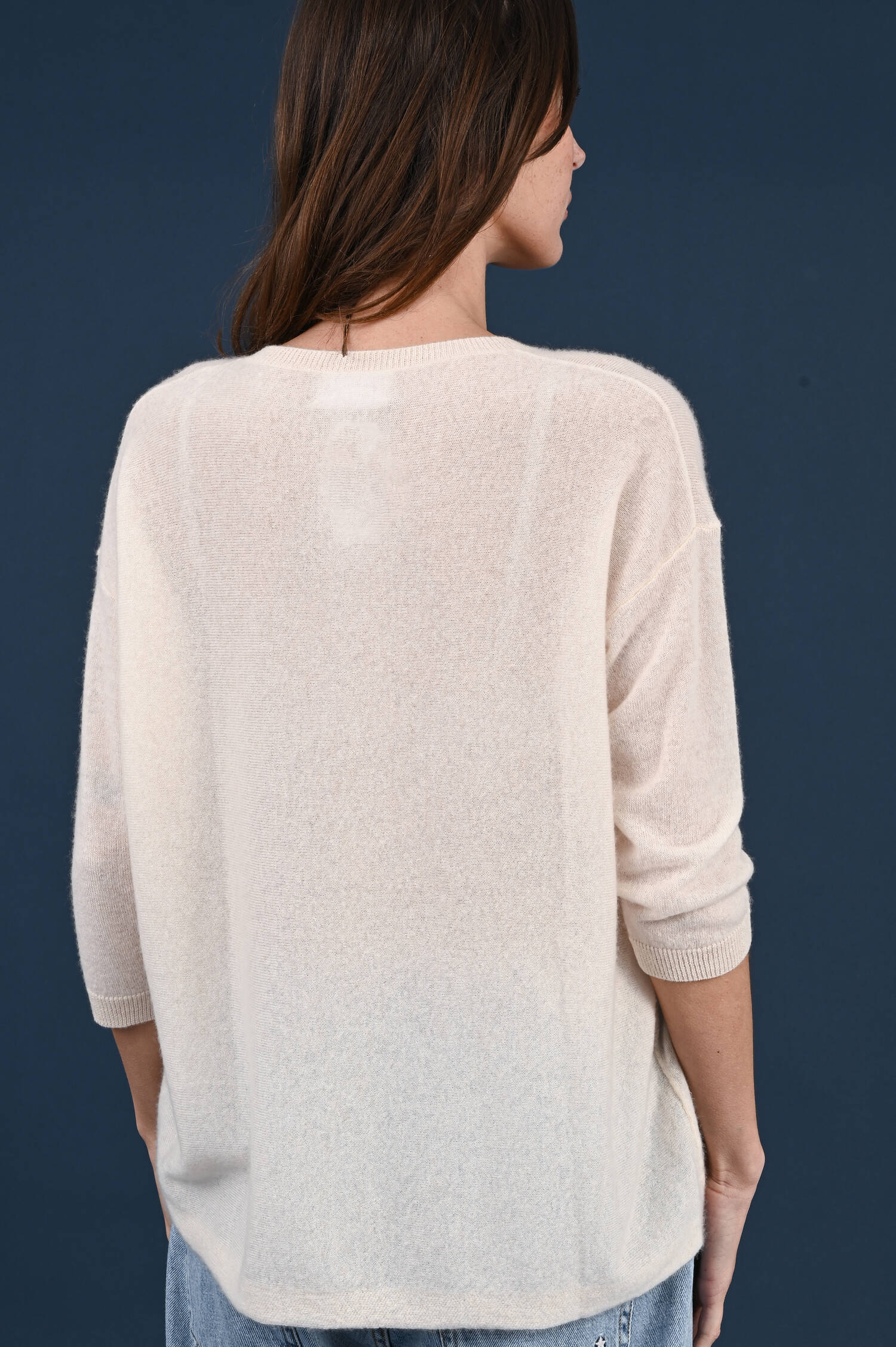 Cashmere Strickweste in Beige