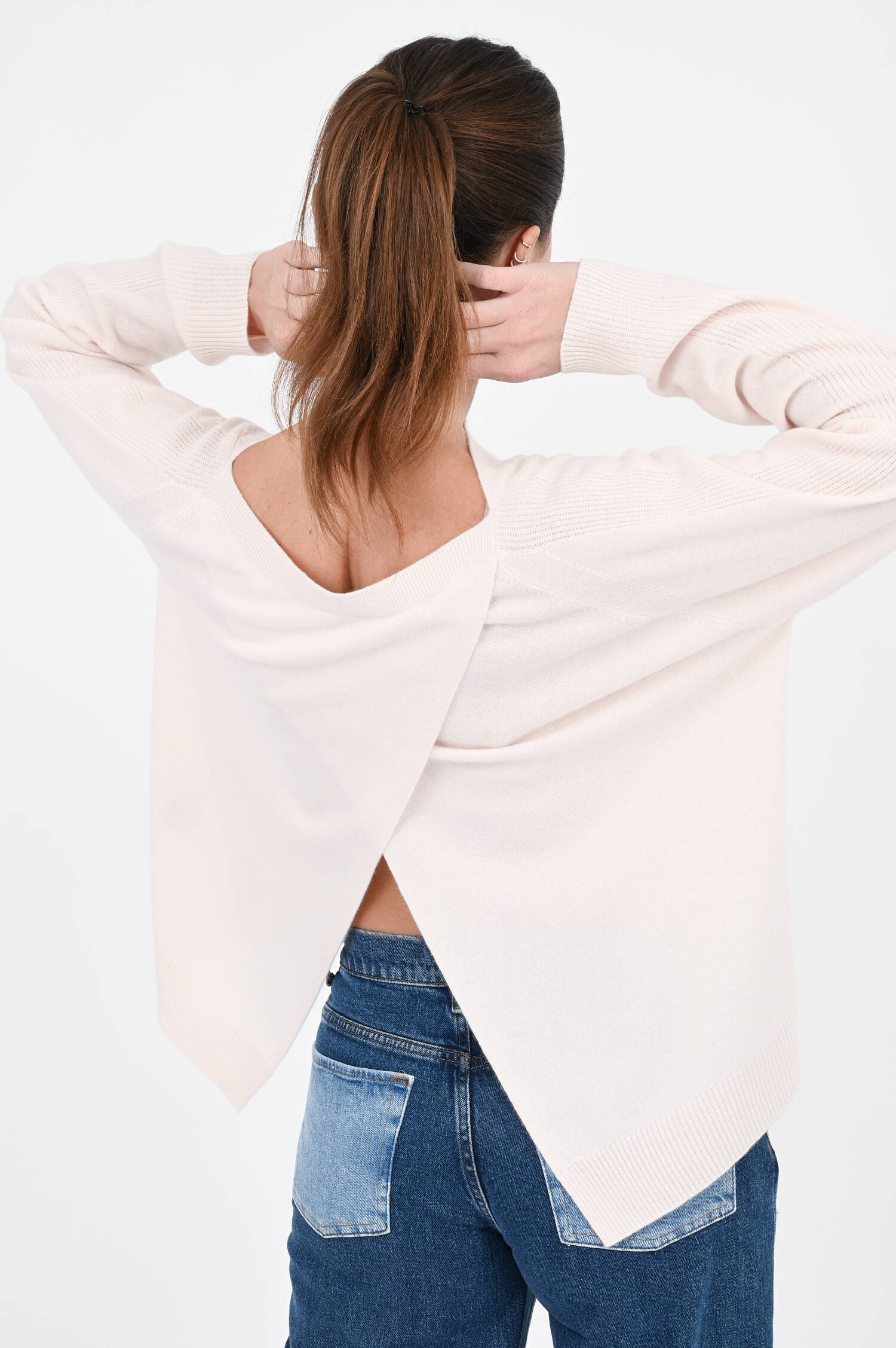 Cashmere-Strickpullover in Gloss