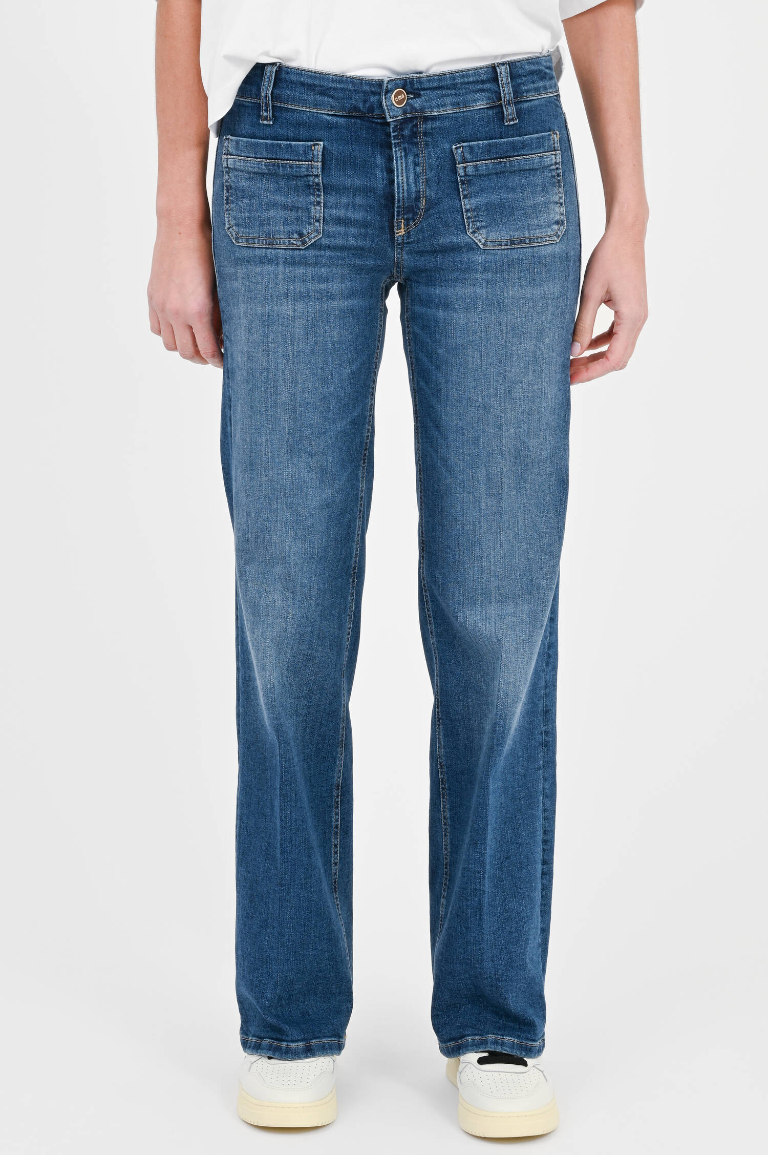 Jeans TESS POCKET in Used Blue