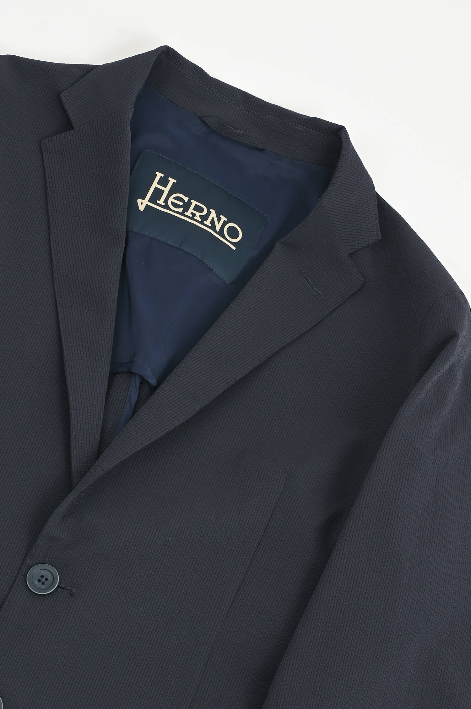 Seersucker Sakko in Navy Seersucker Sakko in Navy