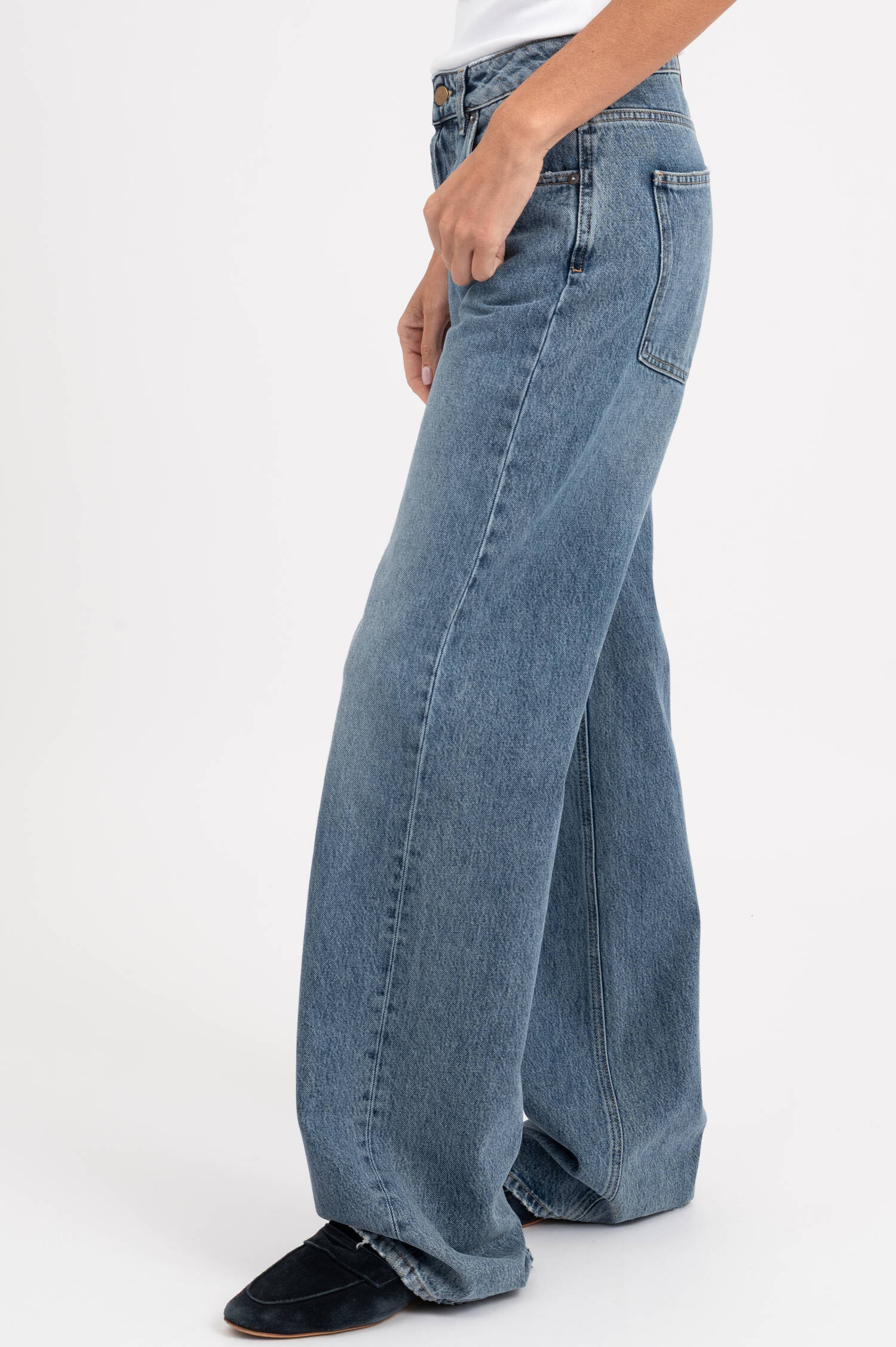 Wide-Leg Jeans NOLA in Hellblau Wide-Leg Jeans NOLA in Hellblau