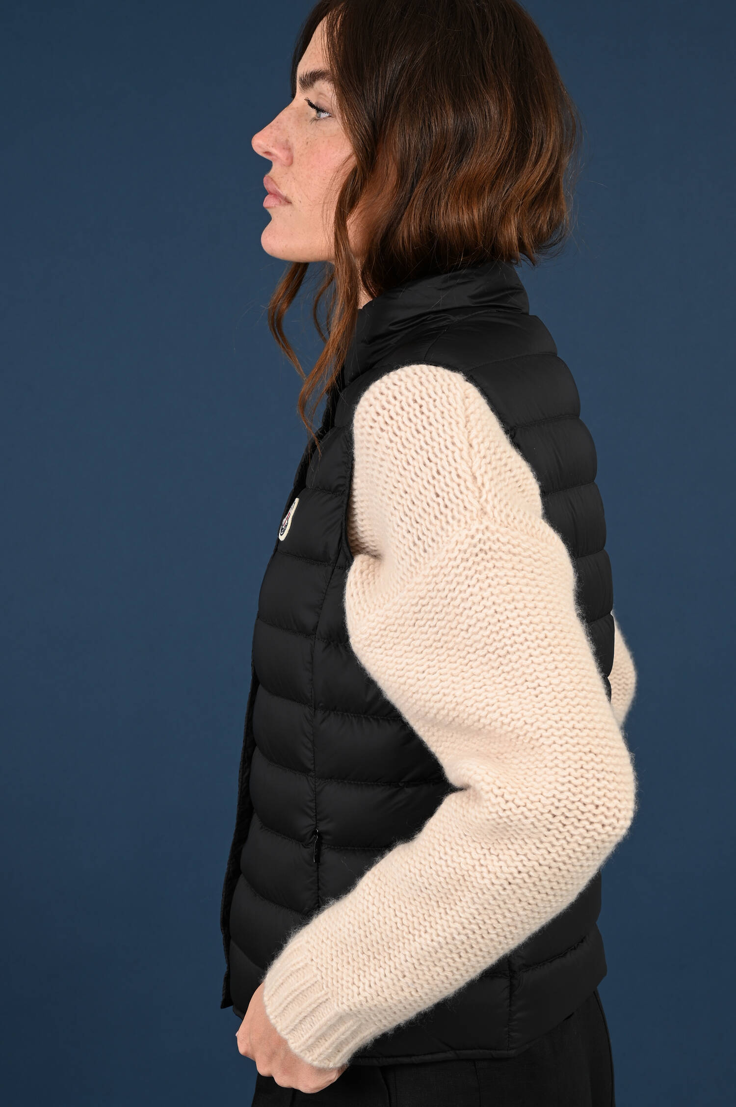 Daunengilet LIANE in Schwarz