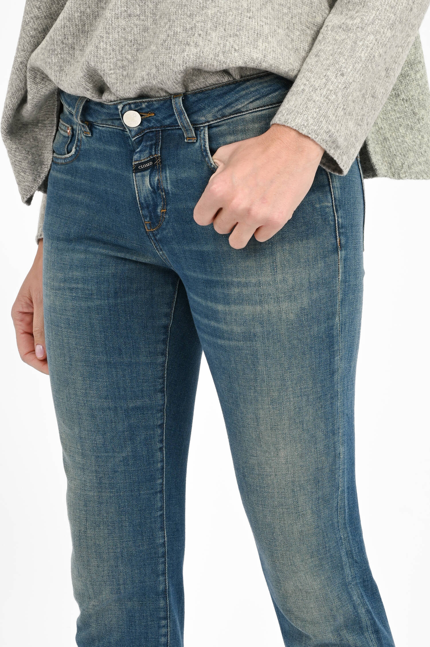 Slim Fit Jeans BAKER in Mid Blue Slim Fit Jeans BAKER in Mid Blue