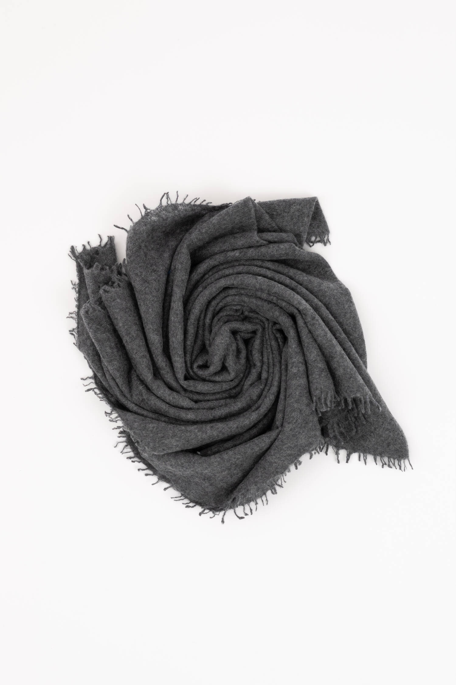 Cashmere Schal in Dunkelgrau meliert Cashmere Schal in Dunkelgrau meliert