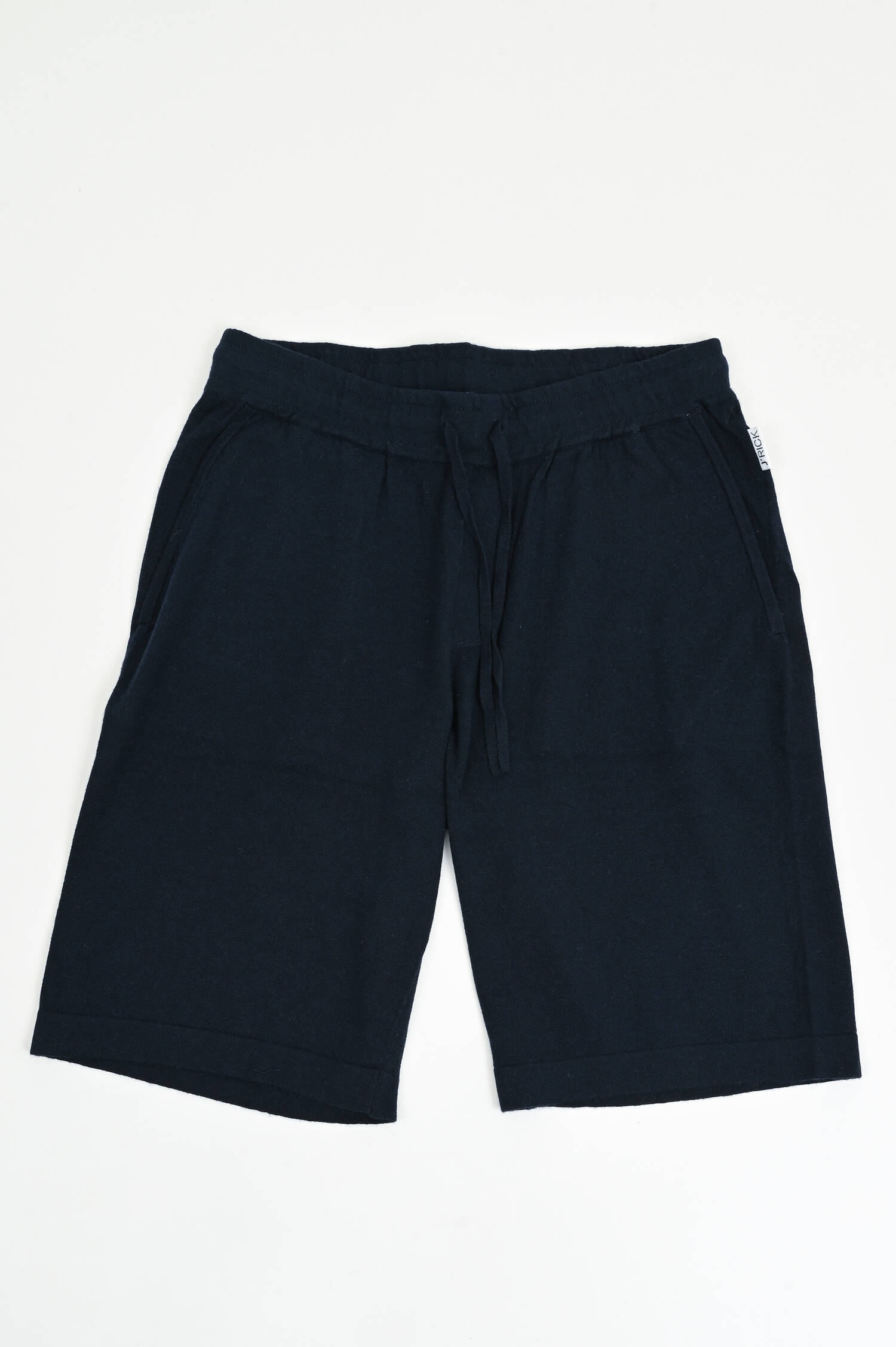 Baumwoll-Mix Short in Marine