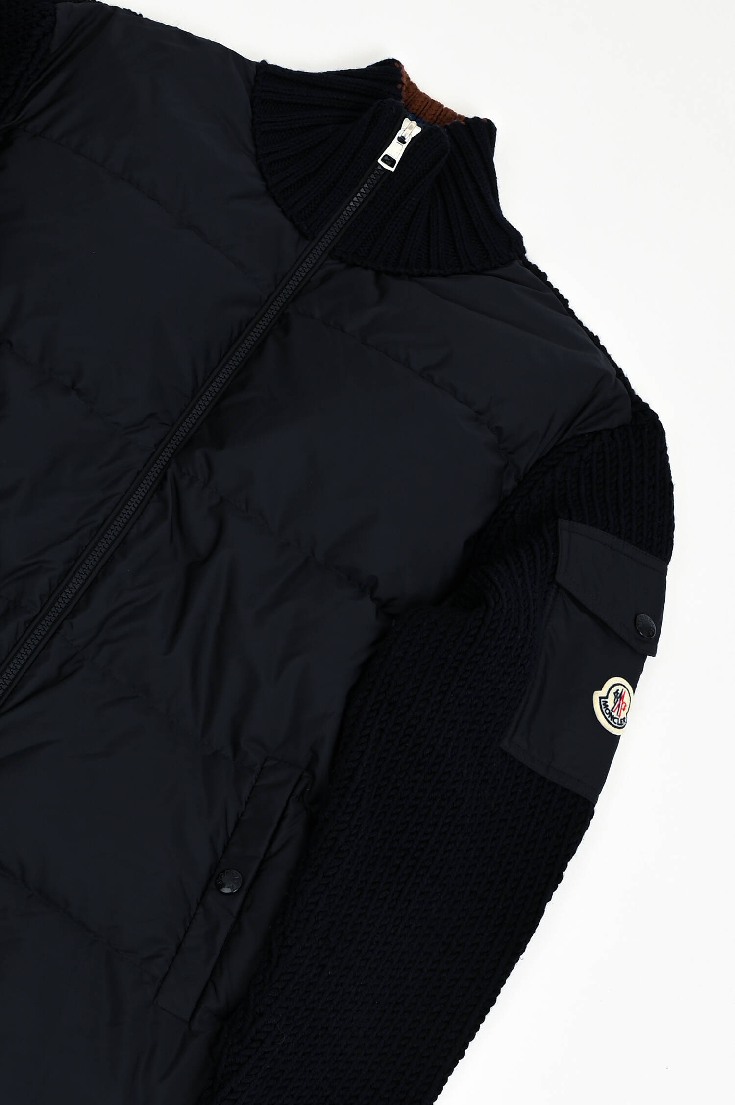 Hybrid Steppjacke in Navy