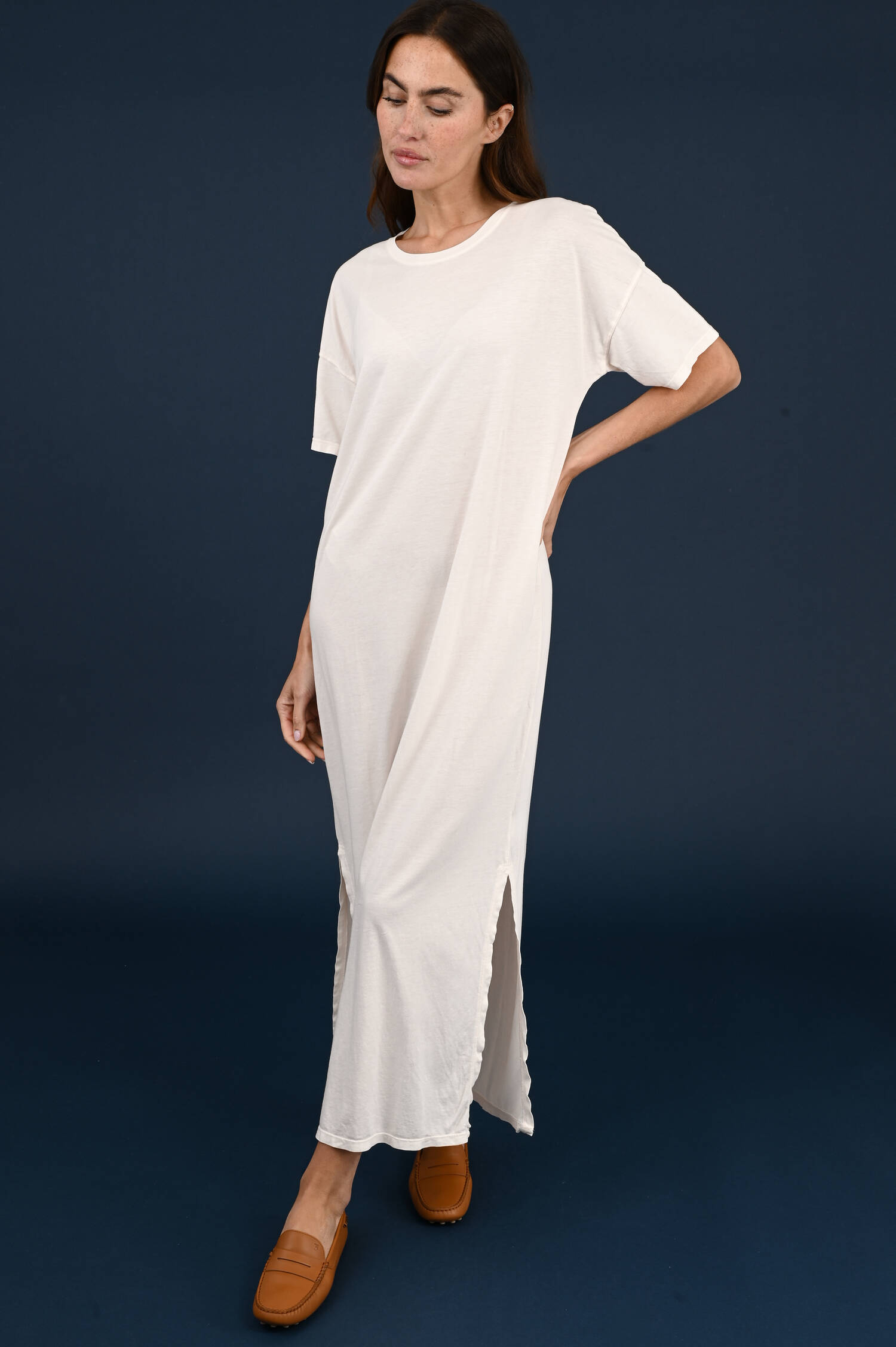 Schlupfkleid in Ecrubeige