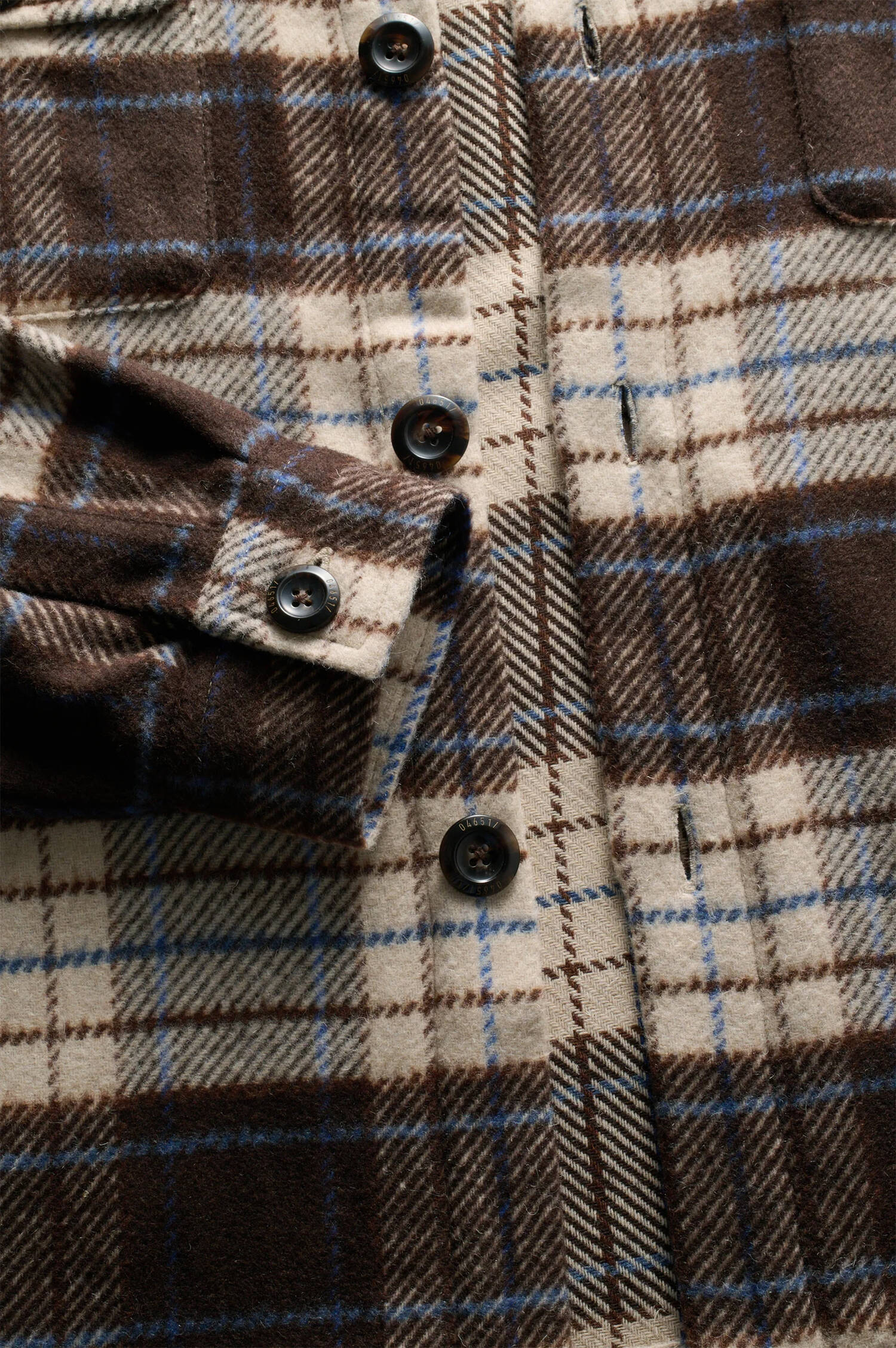 Karo-Overshirt in Braun/Beige Karo-Overshirt in Braun/Beige