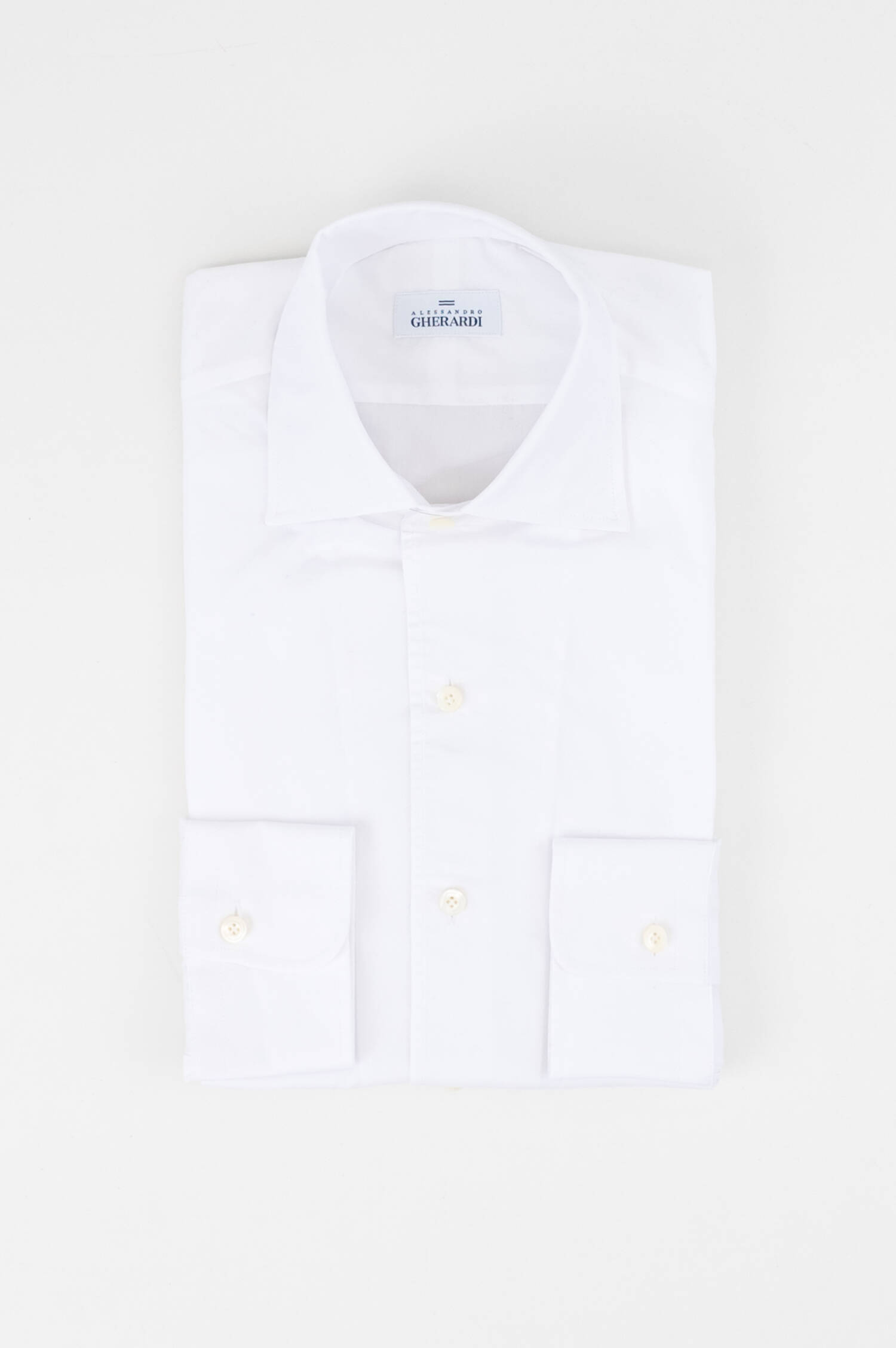 Twill Hemd in Weiß