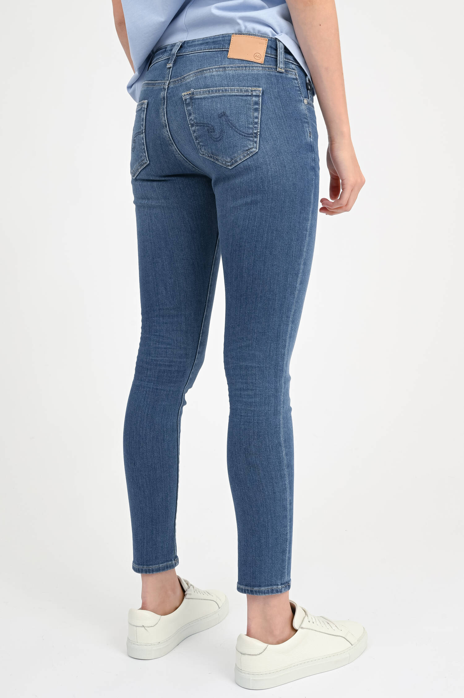 Slim Fit Jeans LEGGING ANKLE in Mittelblau Slim Fit Jeans LEGGING ANKLE in Mittelblau