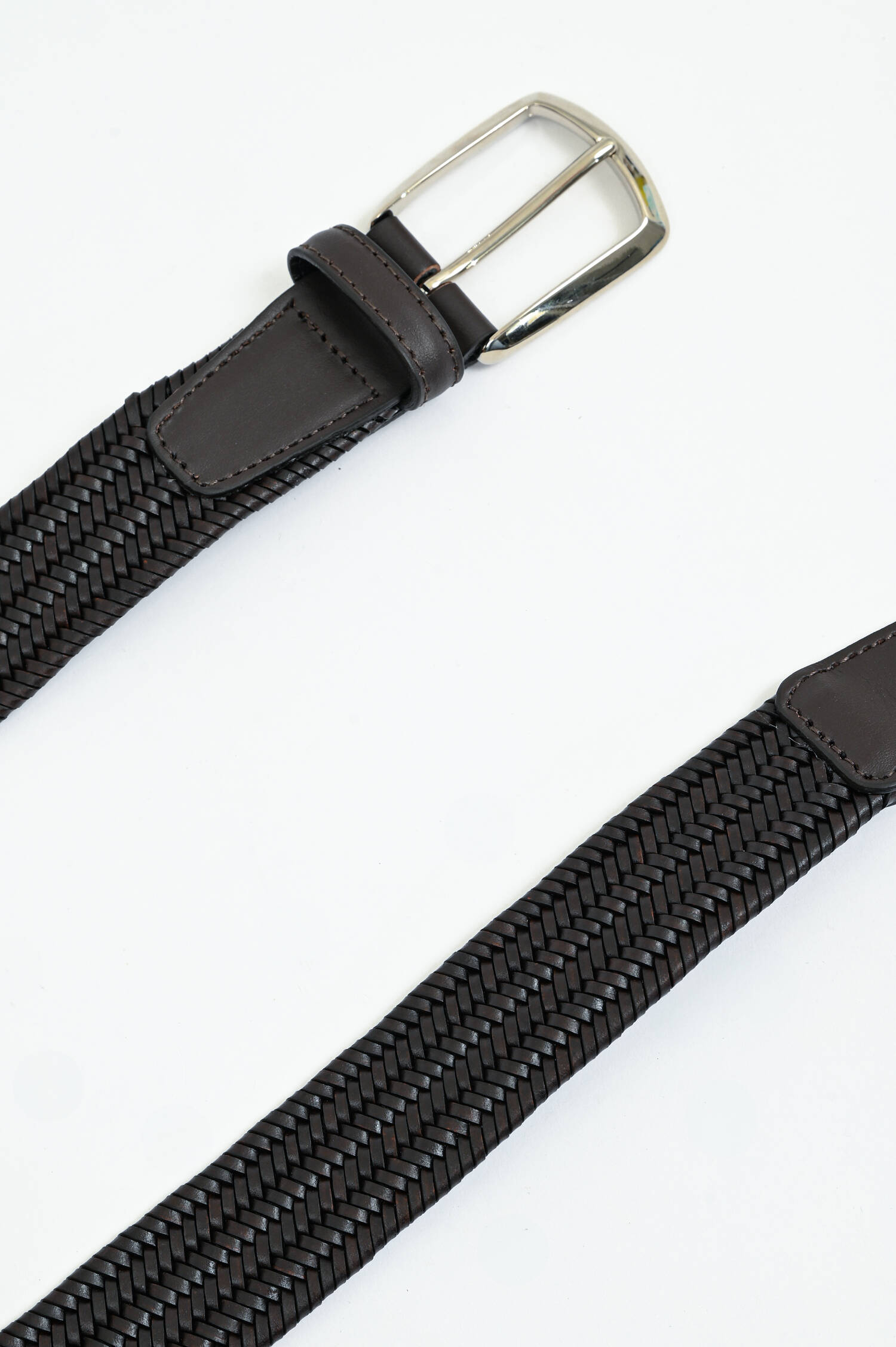 Flechtgürtel in Dunkelbraun