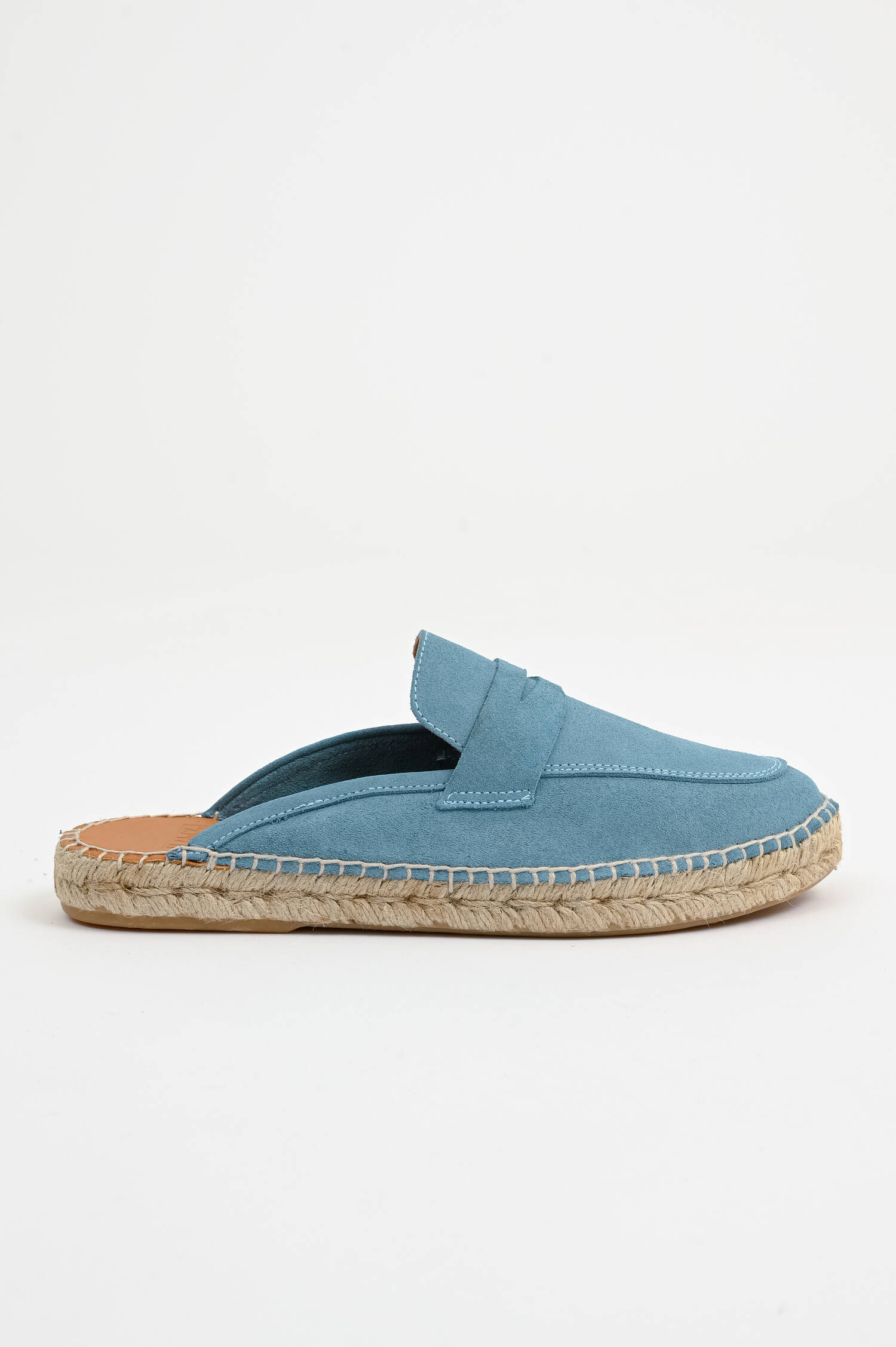 Mokassin Slipper SERRAJE in Hellblau
