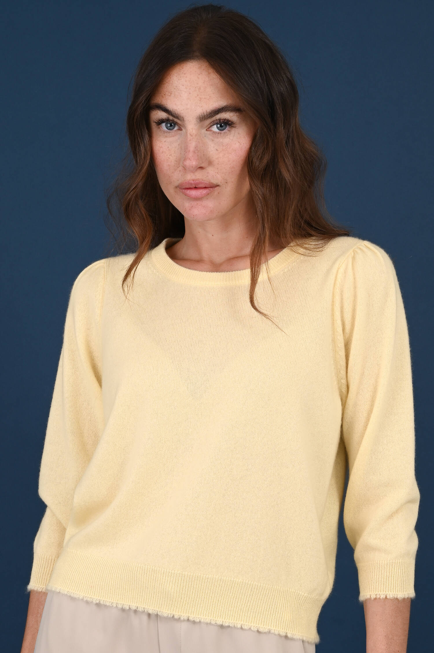 Cashmere Pullover in French Vanilla Cashmere Pullover in French Vanilla