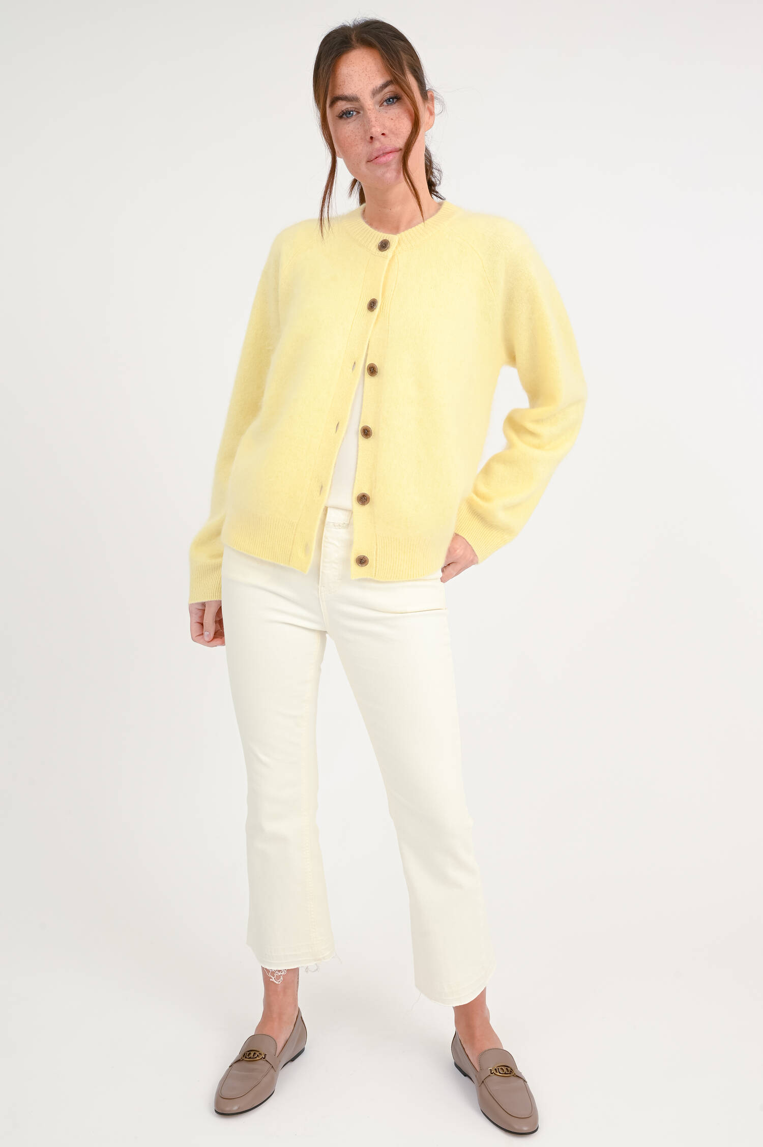 Cardigan MELBA in Buttergelb Cardigan MELBA in Buttergelb