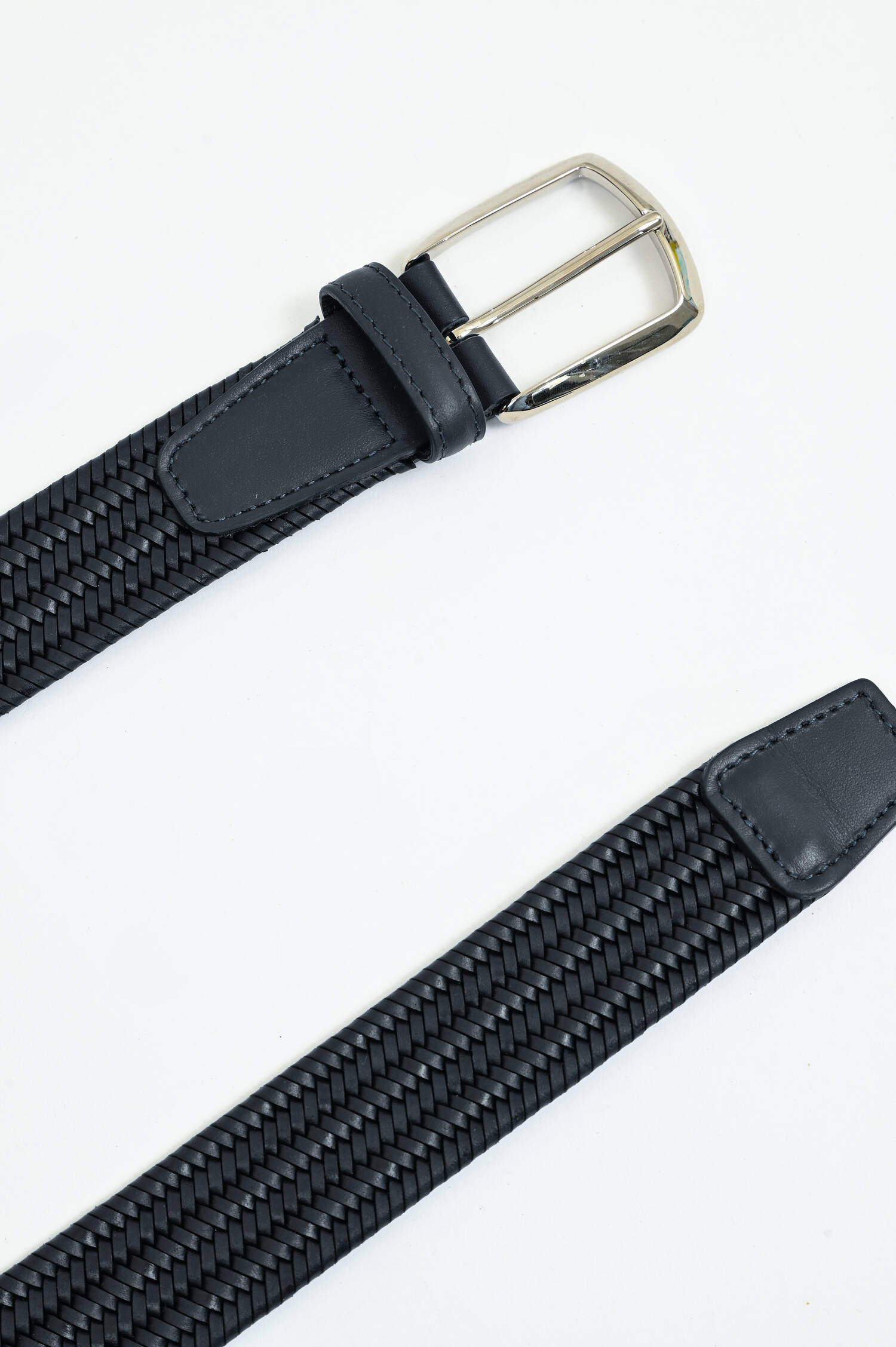 Flechtgürtel in Dunkelblau