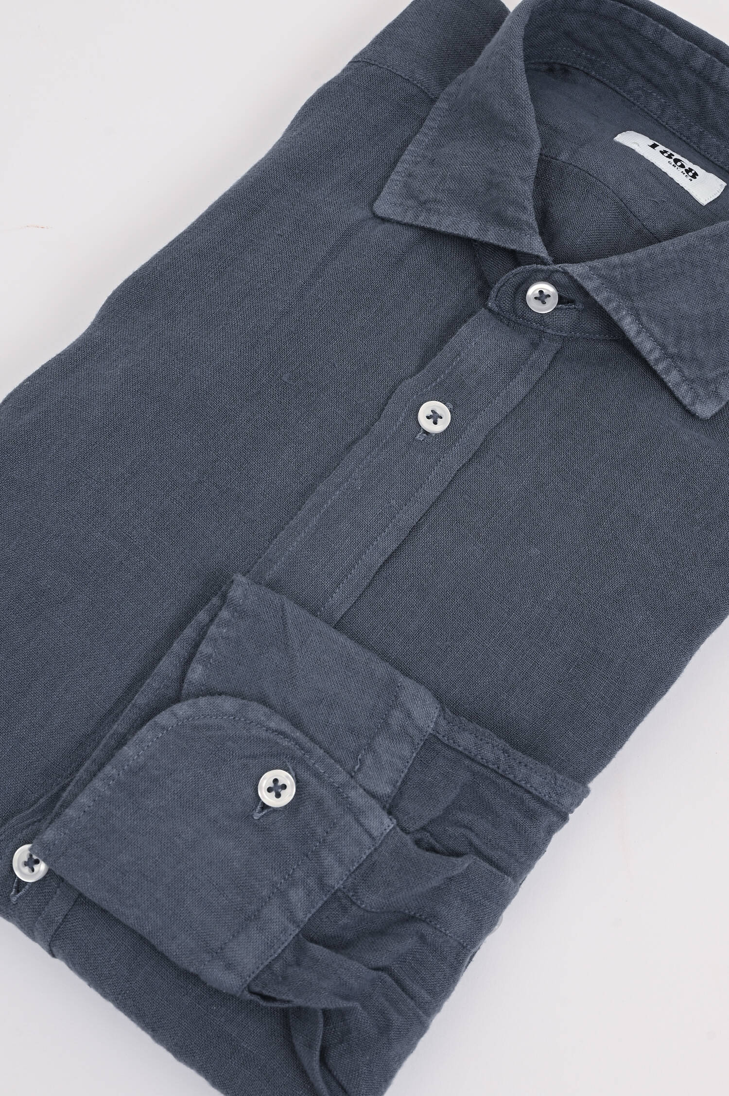 Leinenhemd in Anthrazit